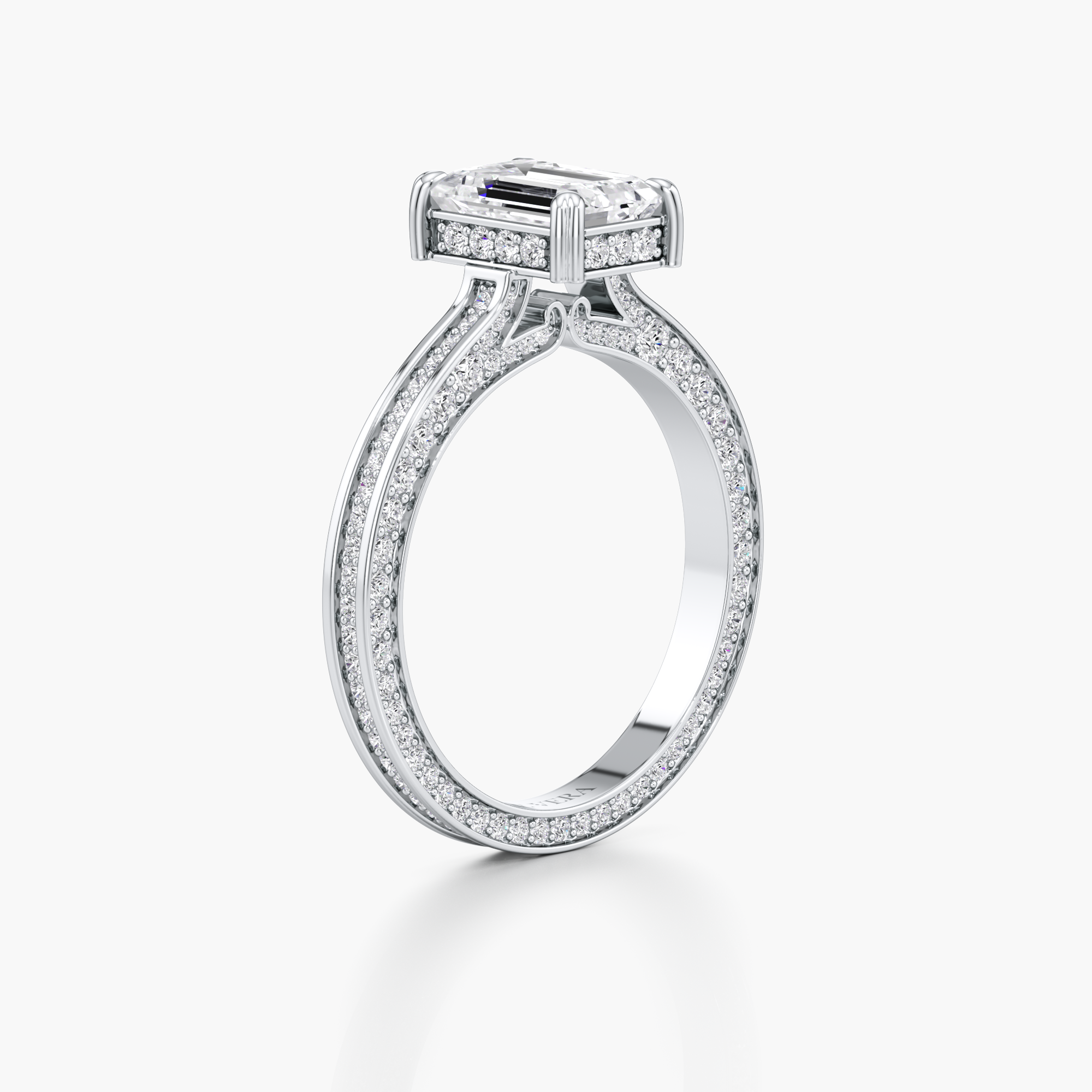 Regal Crown Engagement Ring