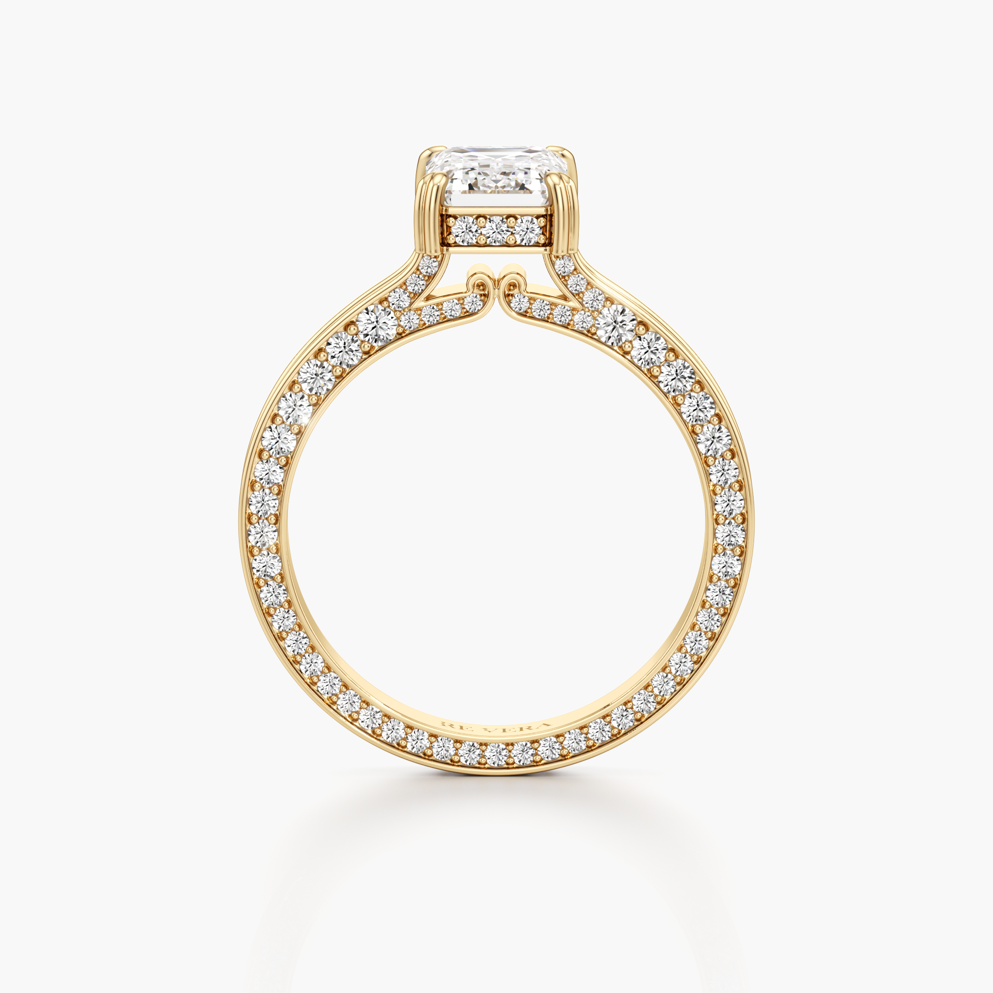 Regal Crown Engagement Ring
