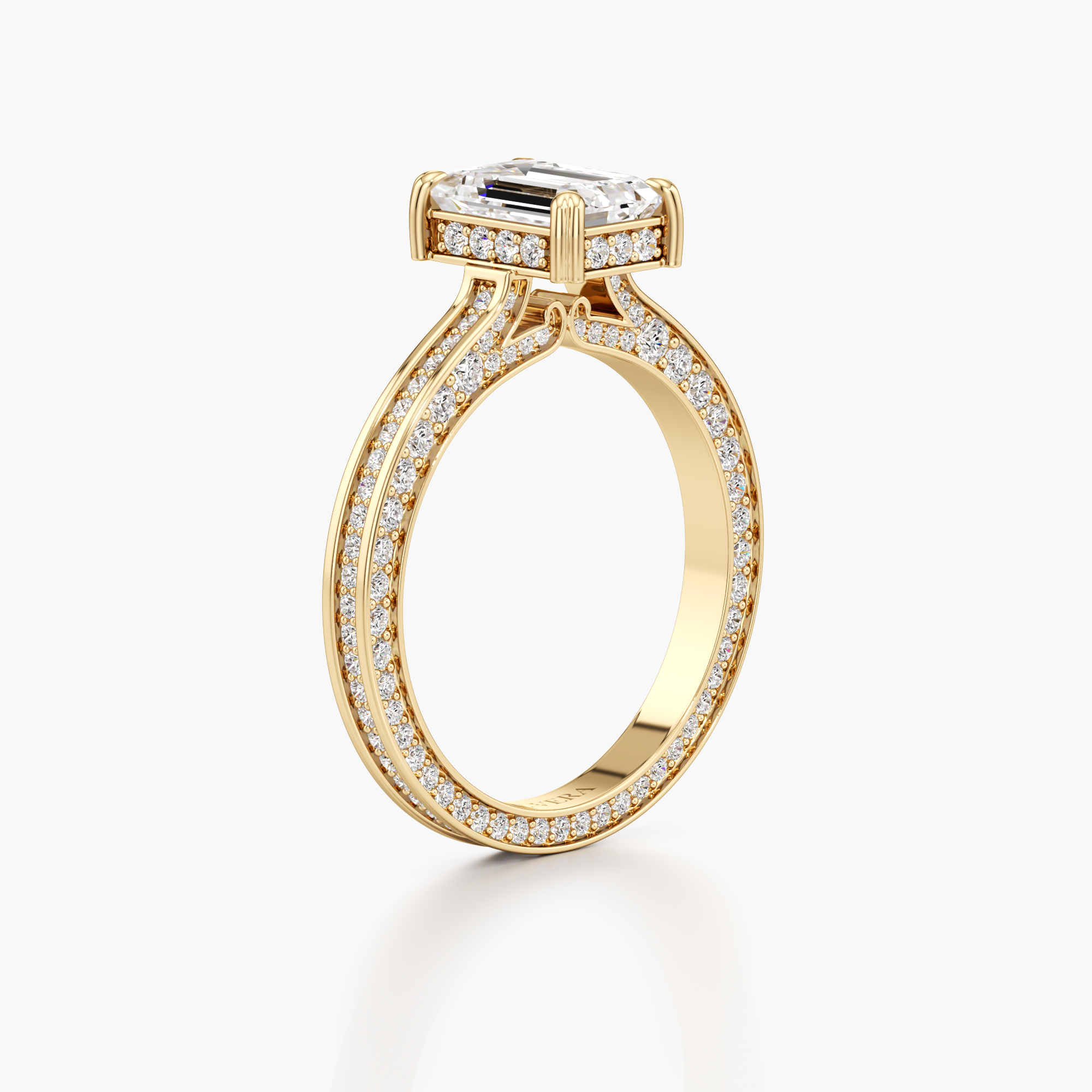 Regal Crown Engagement Ring