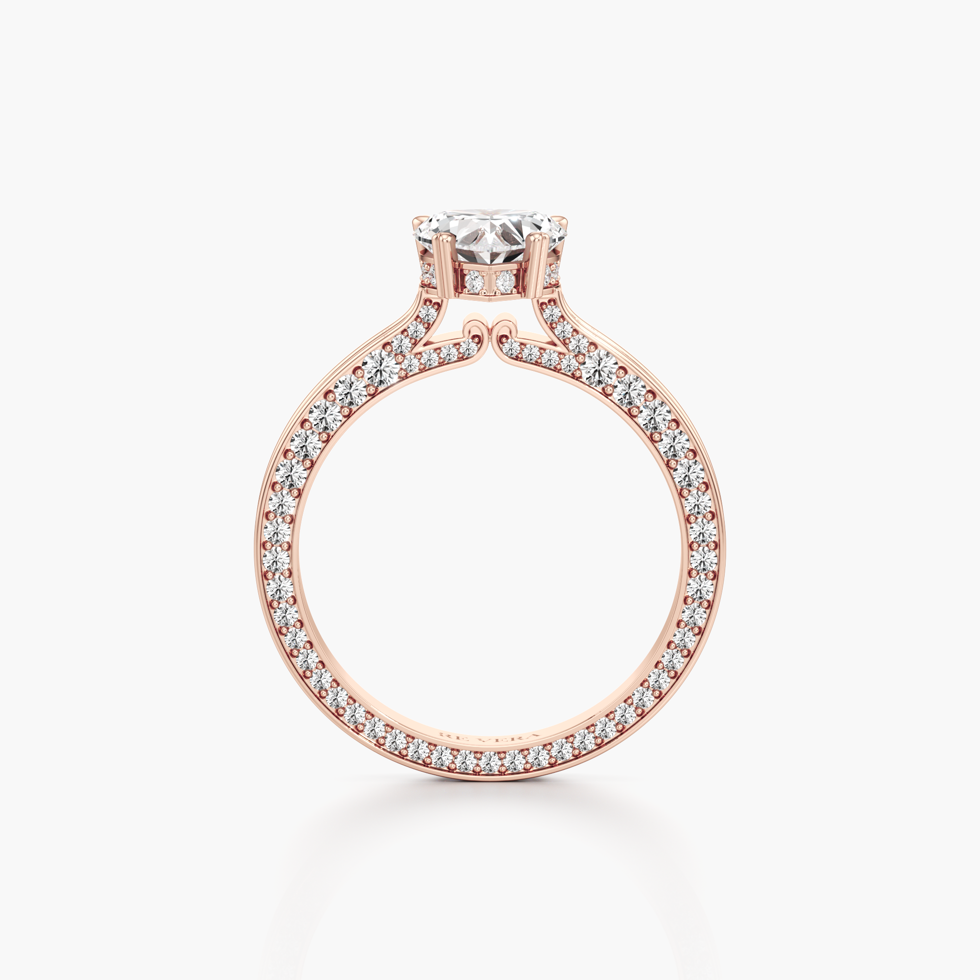 Regal Crown Engagement Ring