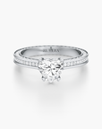 Regal Crown Engagement Ring
