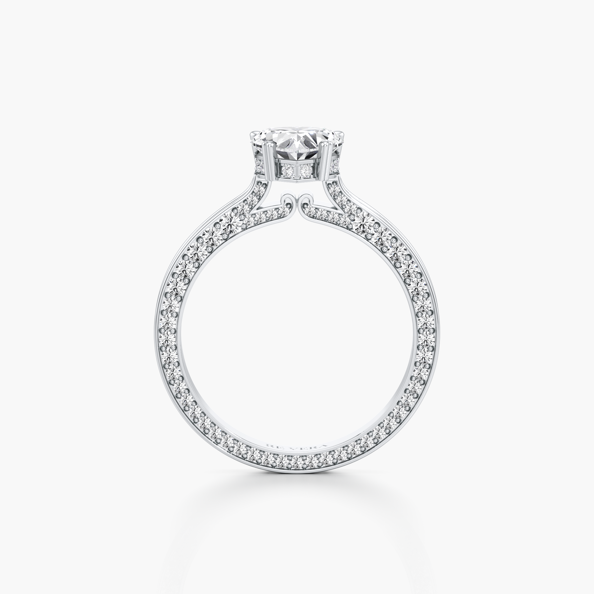 Regal Crown Engagement Ring