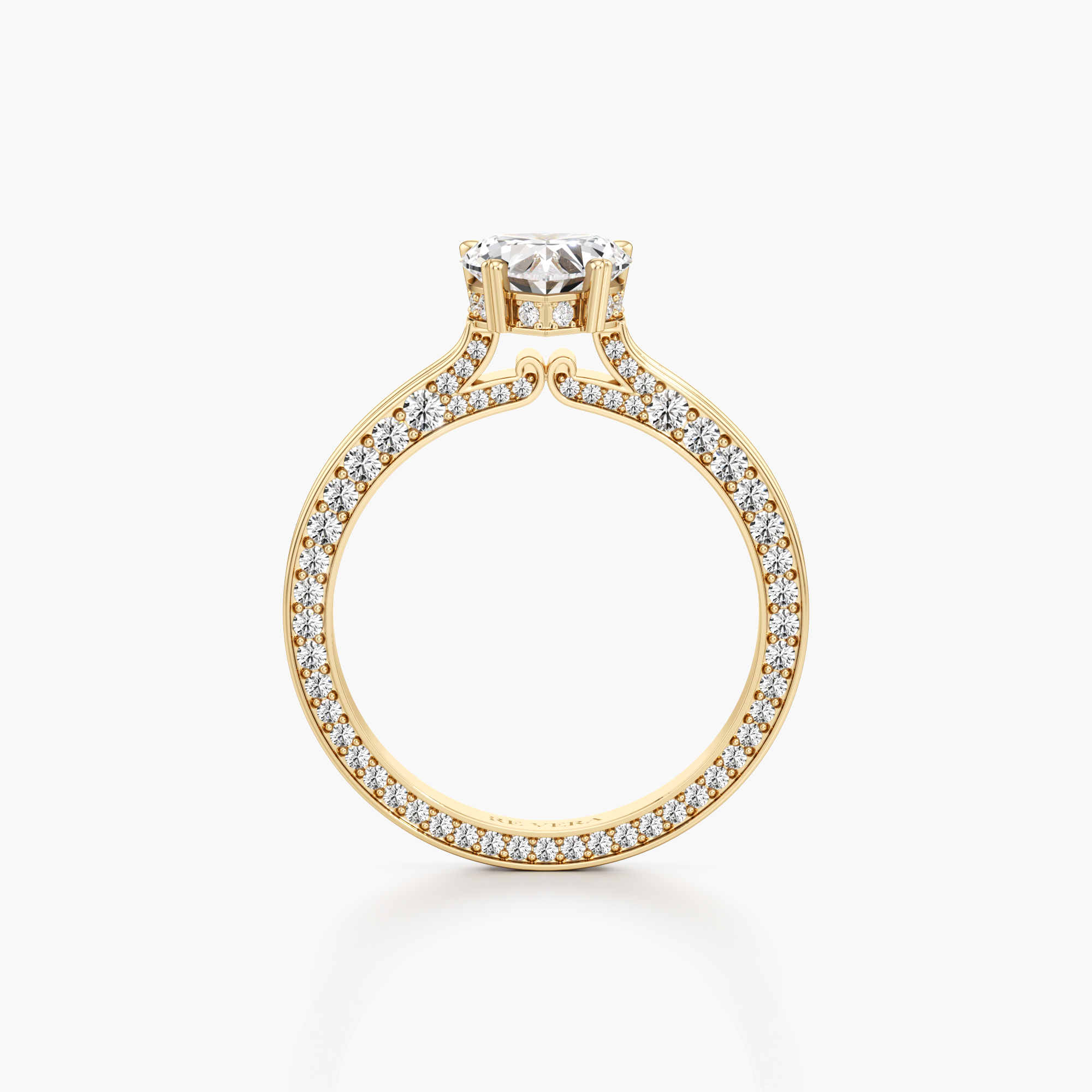 Regal Crown Engagement Ring
