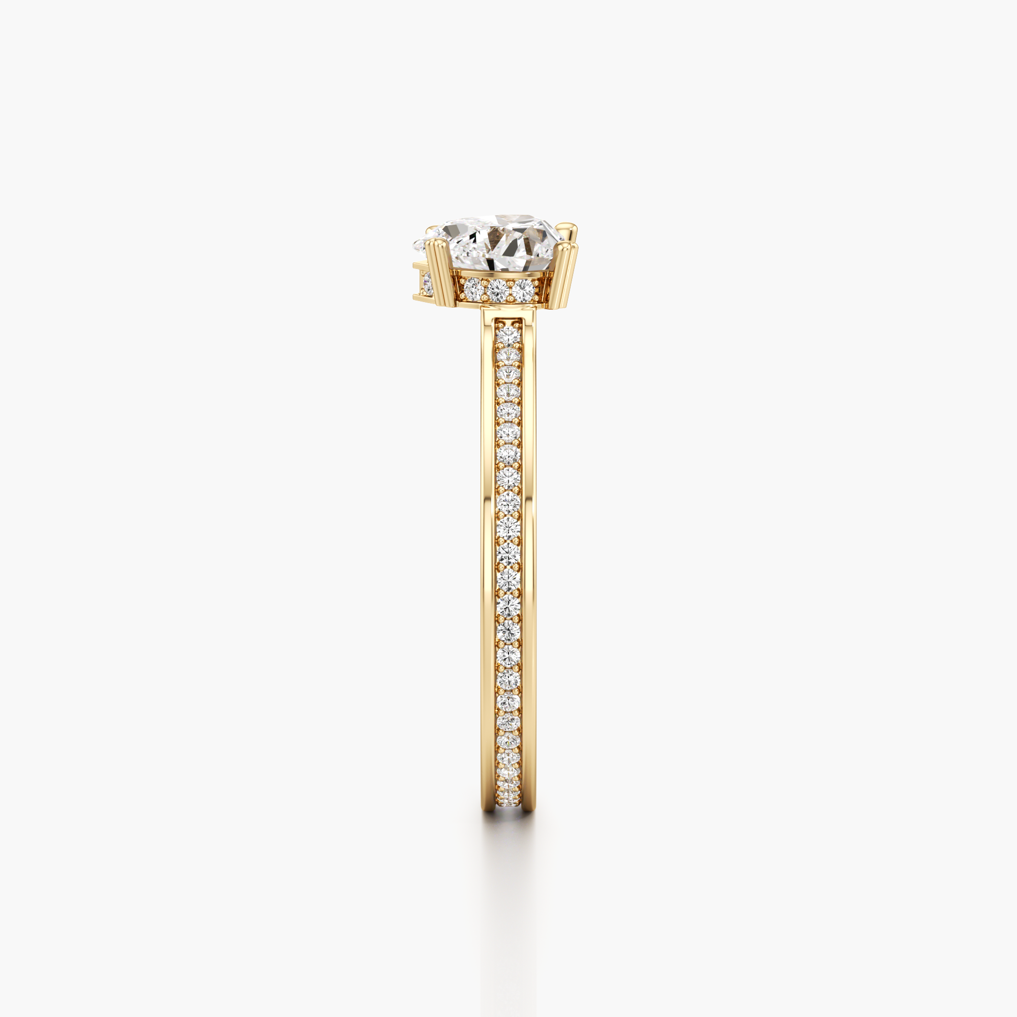 Regal Crown Engagement Ring