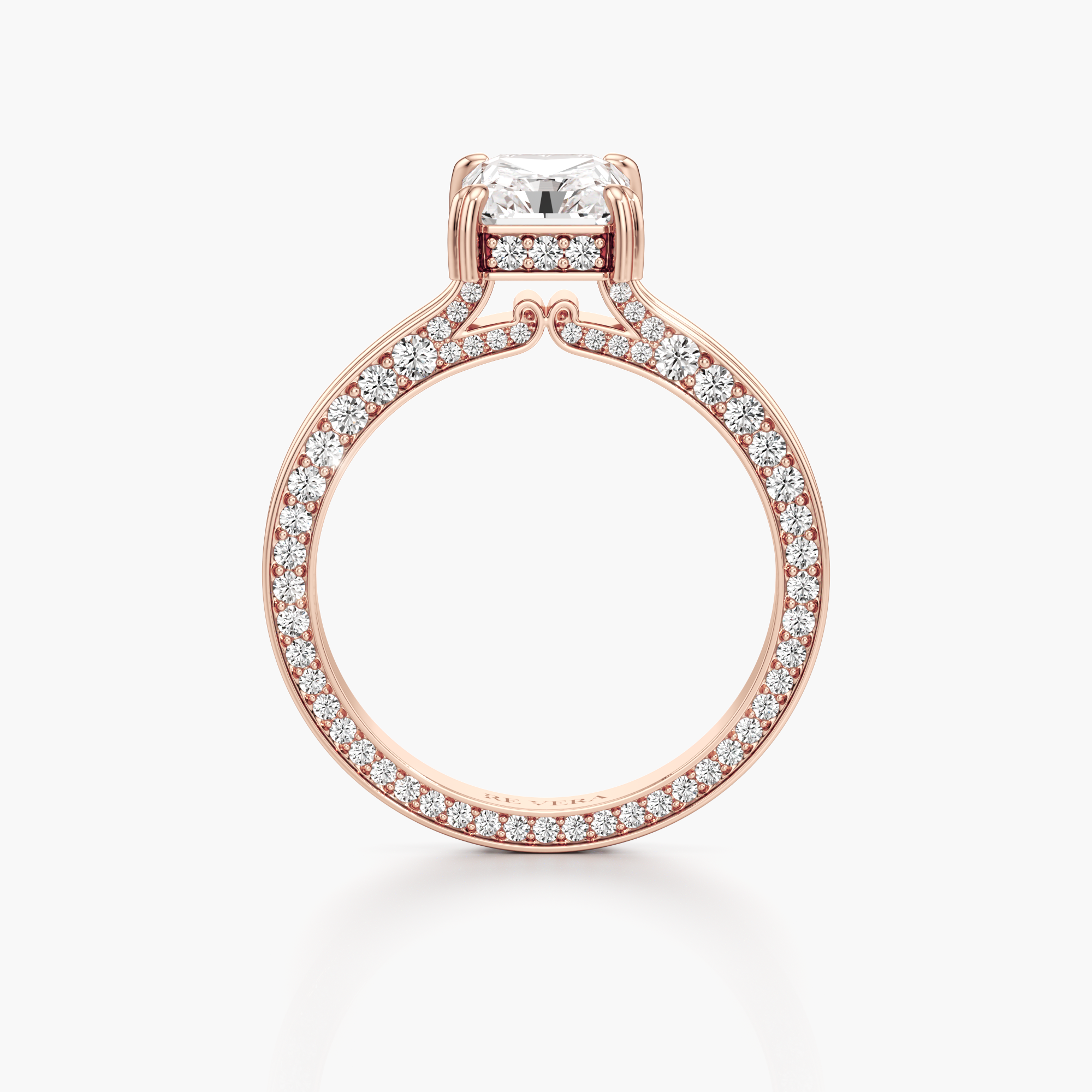 Regal Crown Engagement Ring