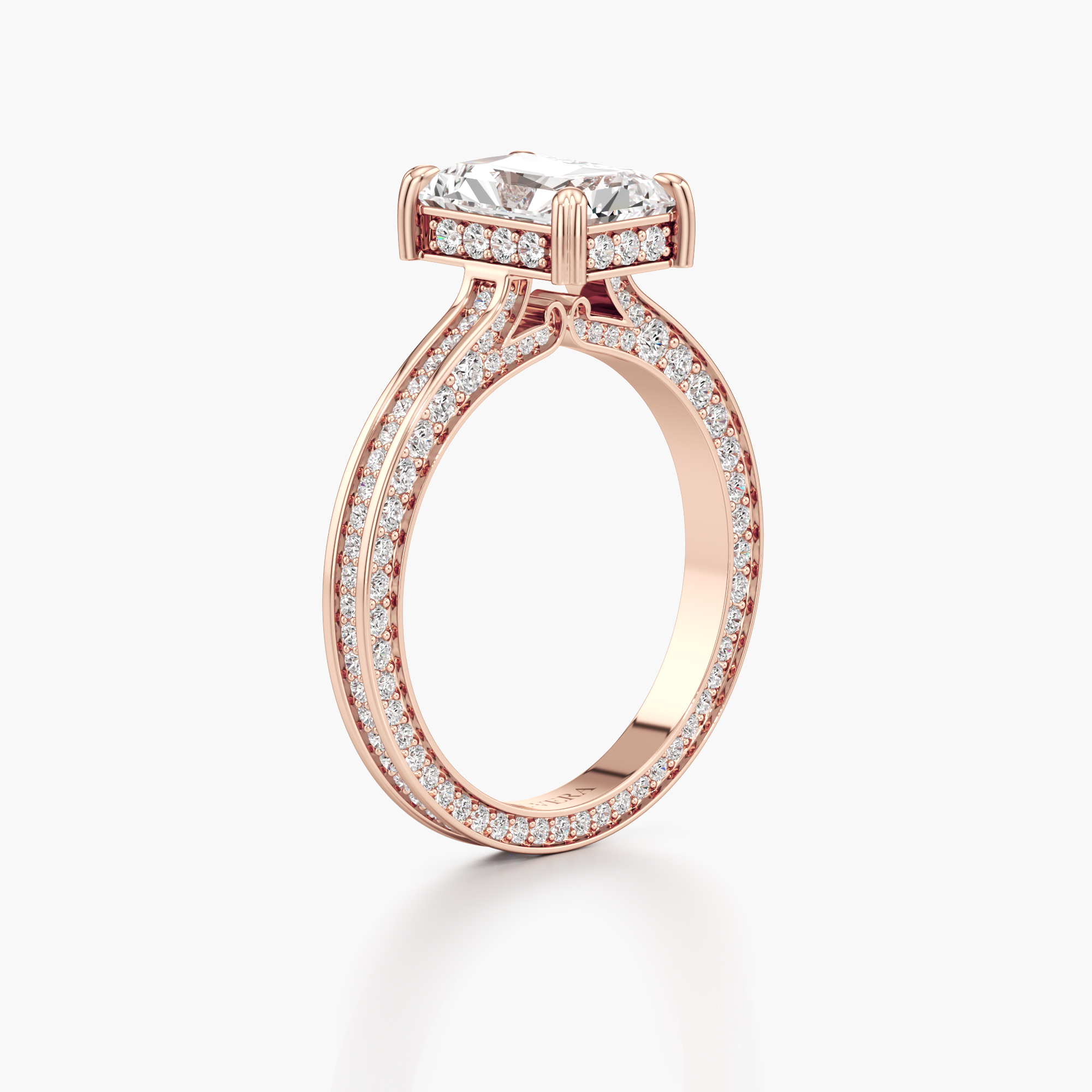 Regal Crown Engagement Ring