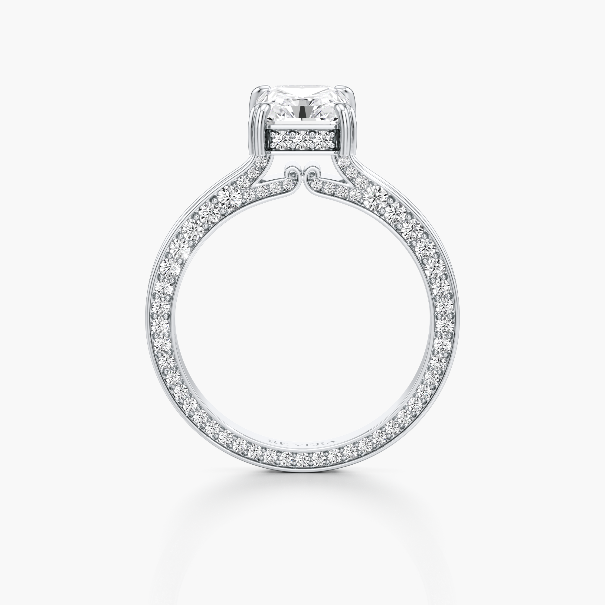 Regal Crown Engagement Ring