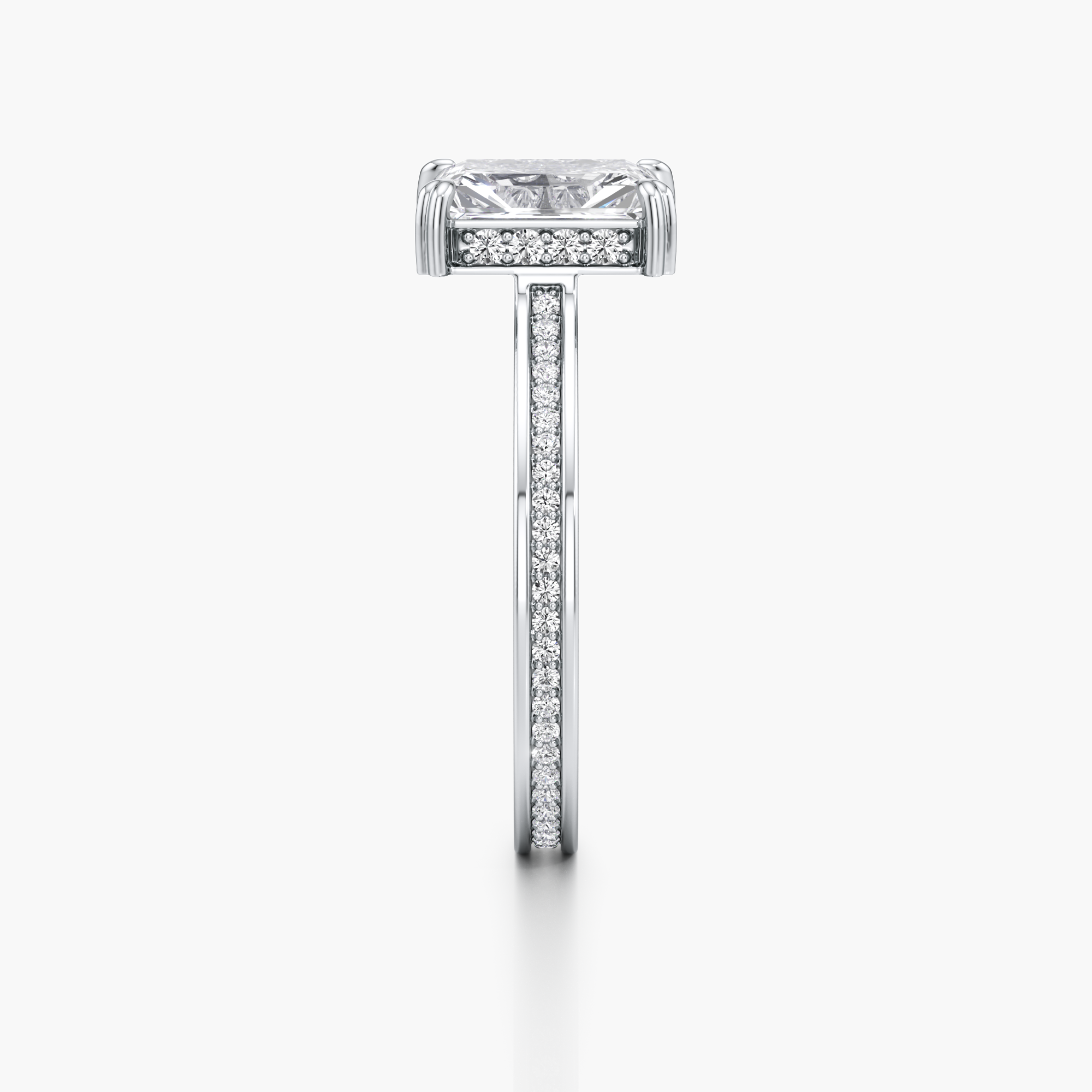 Regal Crown Engagement Ring