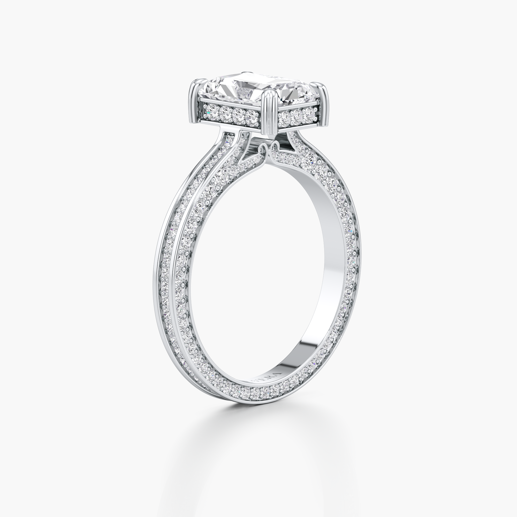 Regal Crown Engagement Ring