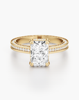 Regal Crown Engagement Ring