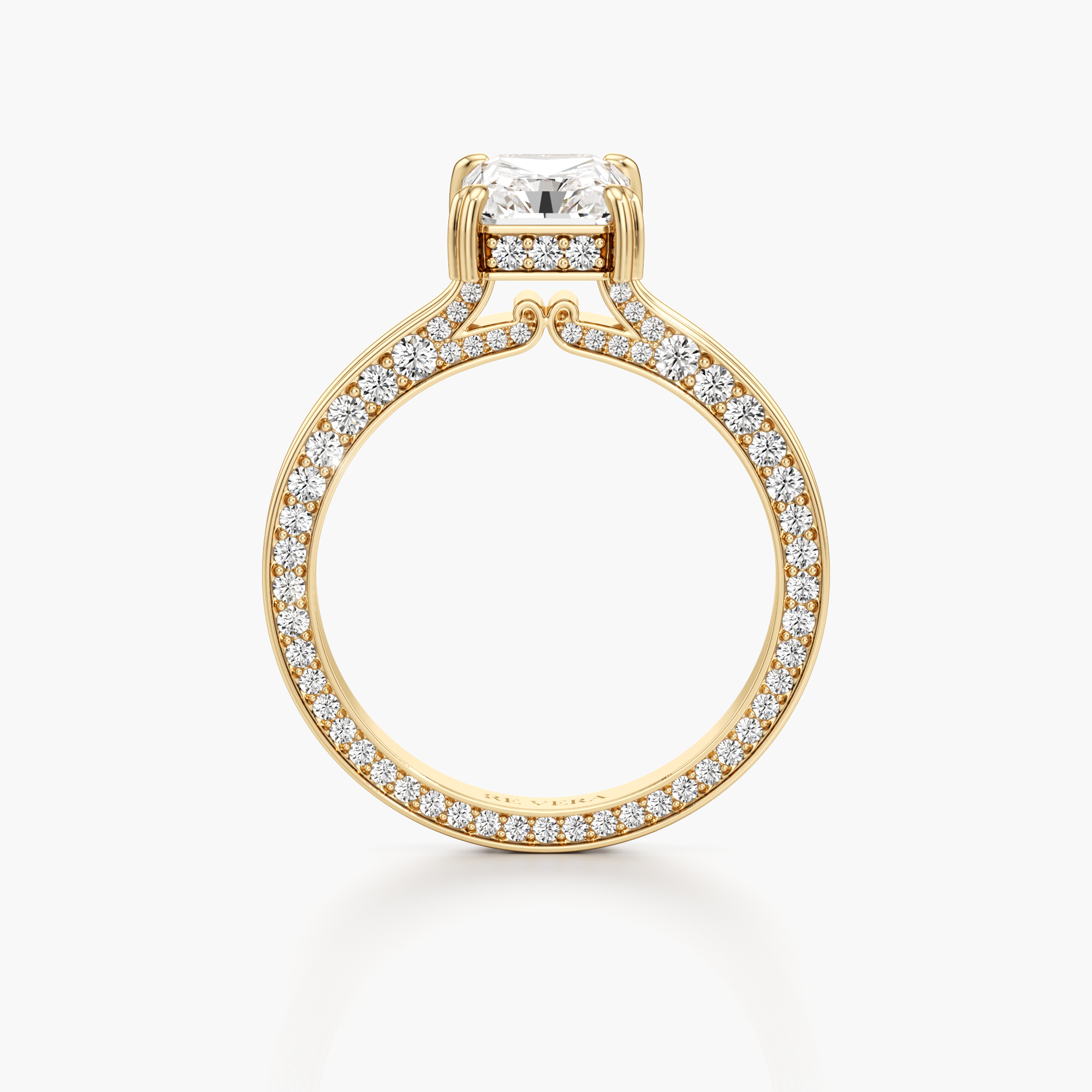 Regal Crown Engagement Ring