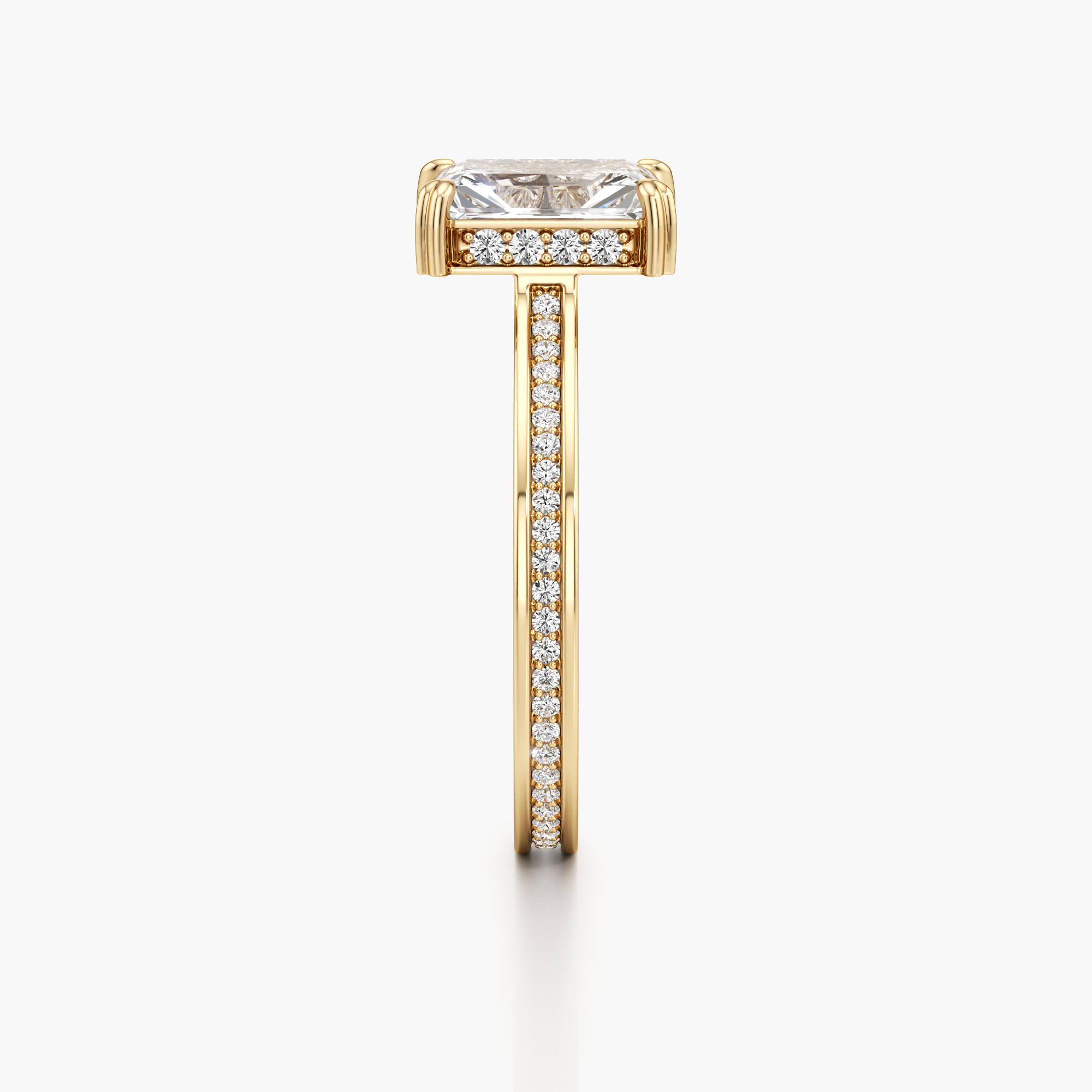 Regal Crown Engagement Ring