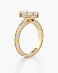 Regal Crown Engagement Ring