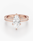 Regal Crown Engagement Ring