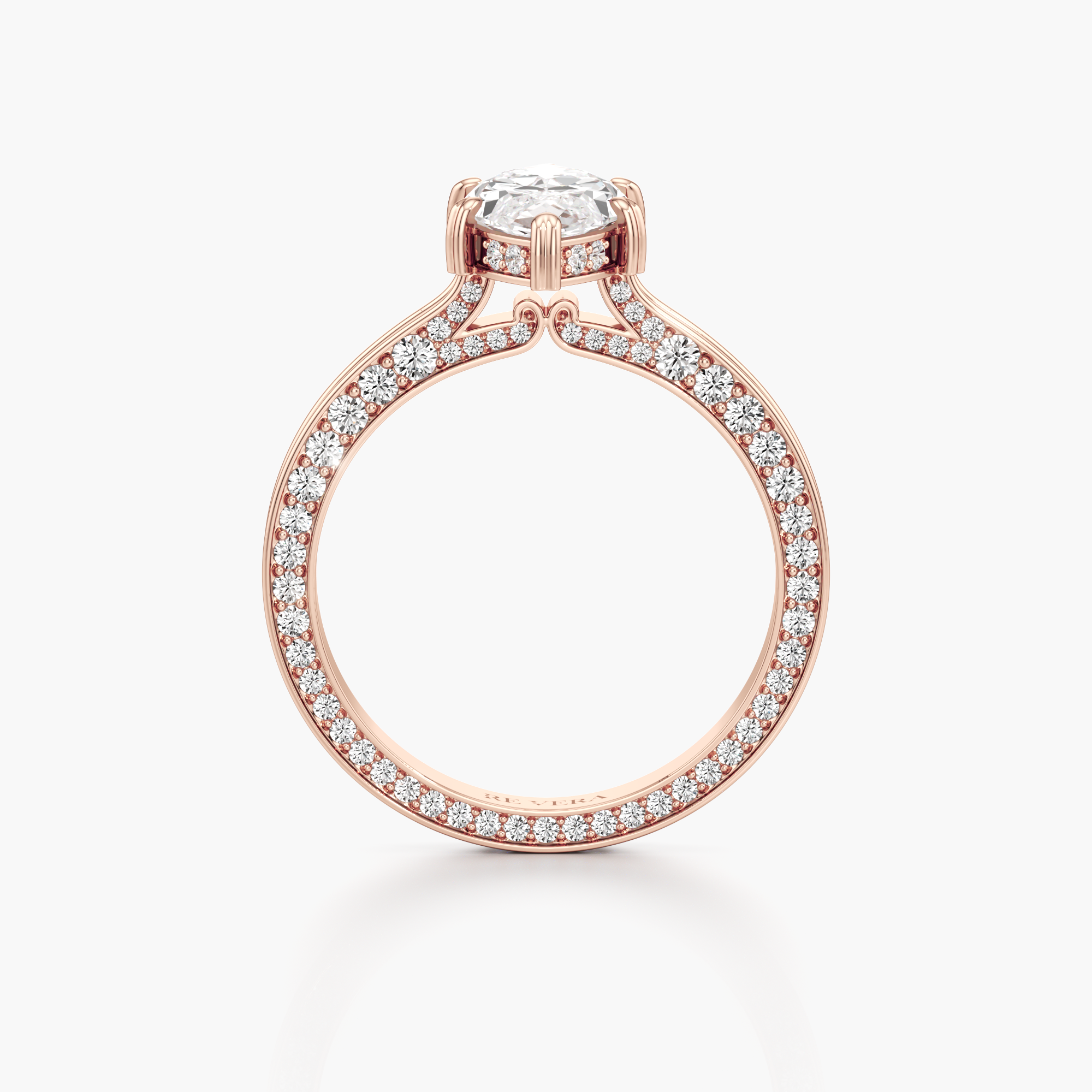 Regal Crown Engagement Ring