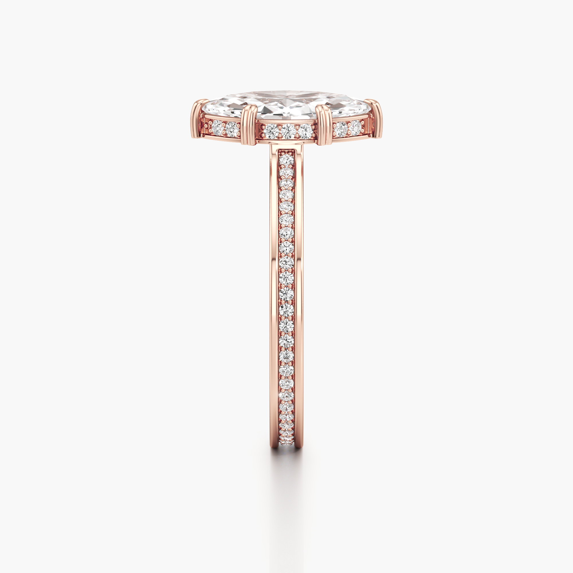 Regal Crown Engagement Ring