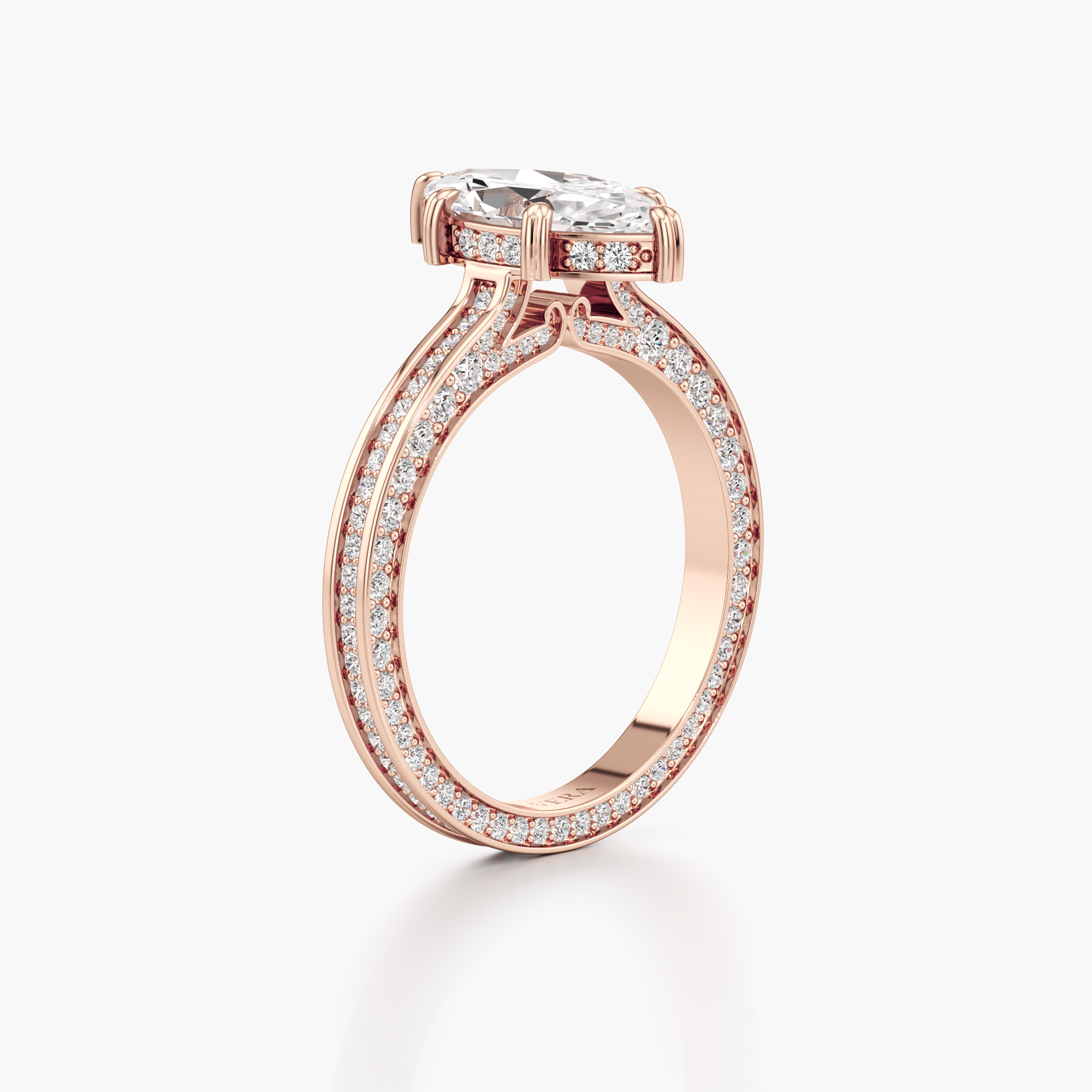 Regal Crown Engagement Ring