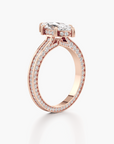 Regal Crown Engagement Ring