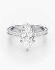 Regal Crown Engagement Ring