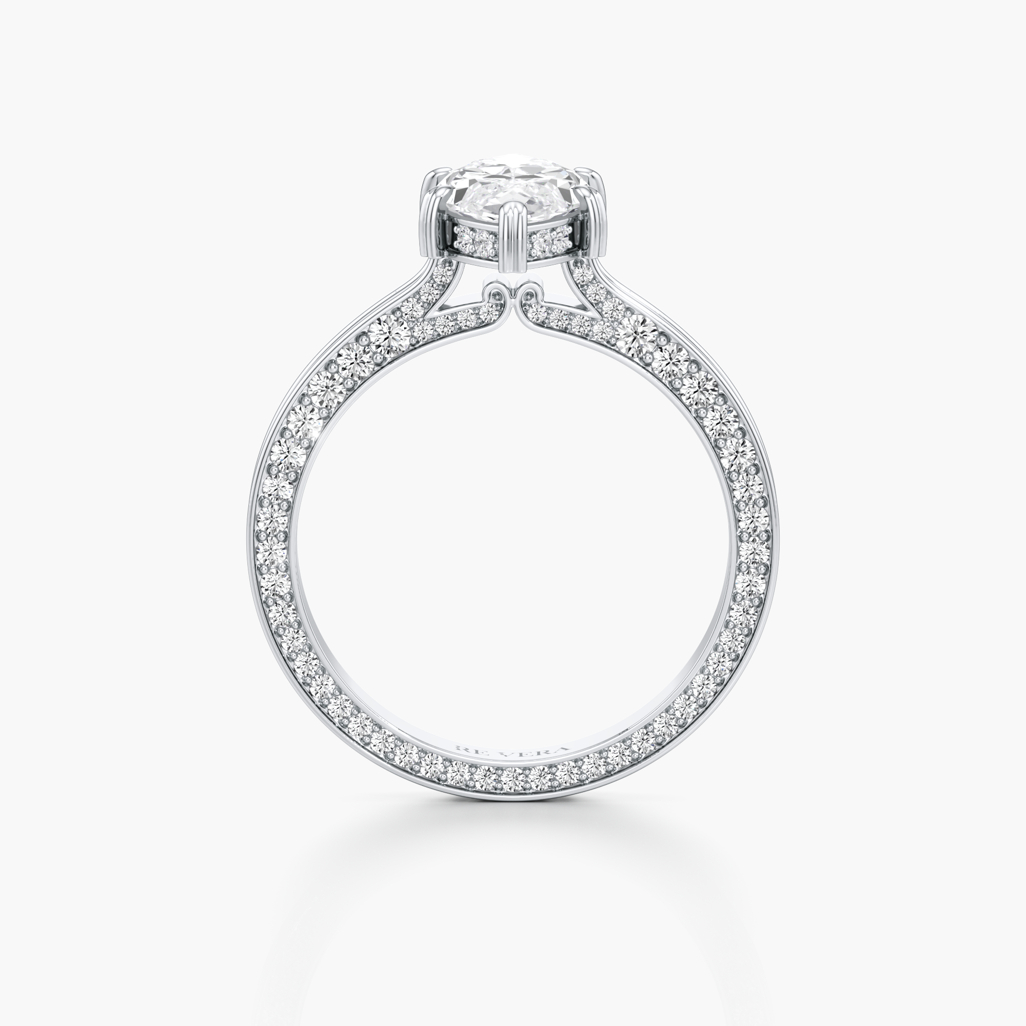 Regal Crown Engagement Ring