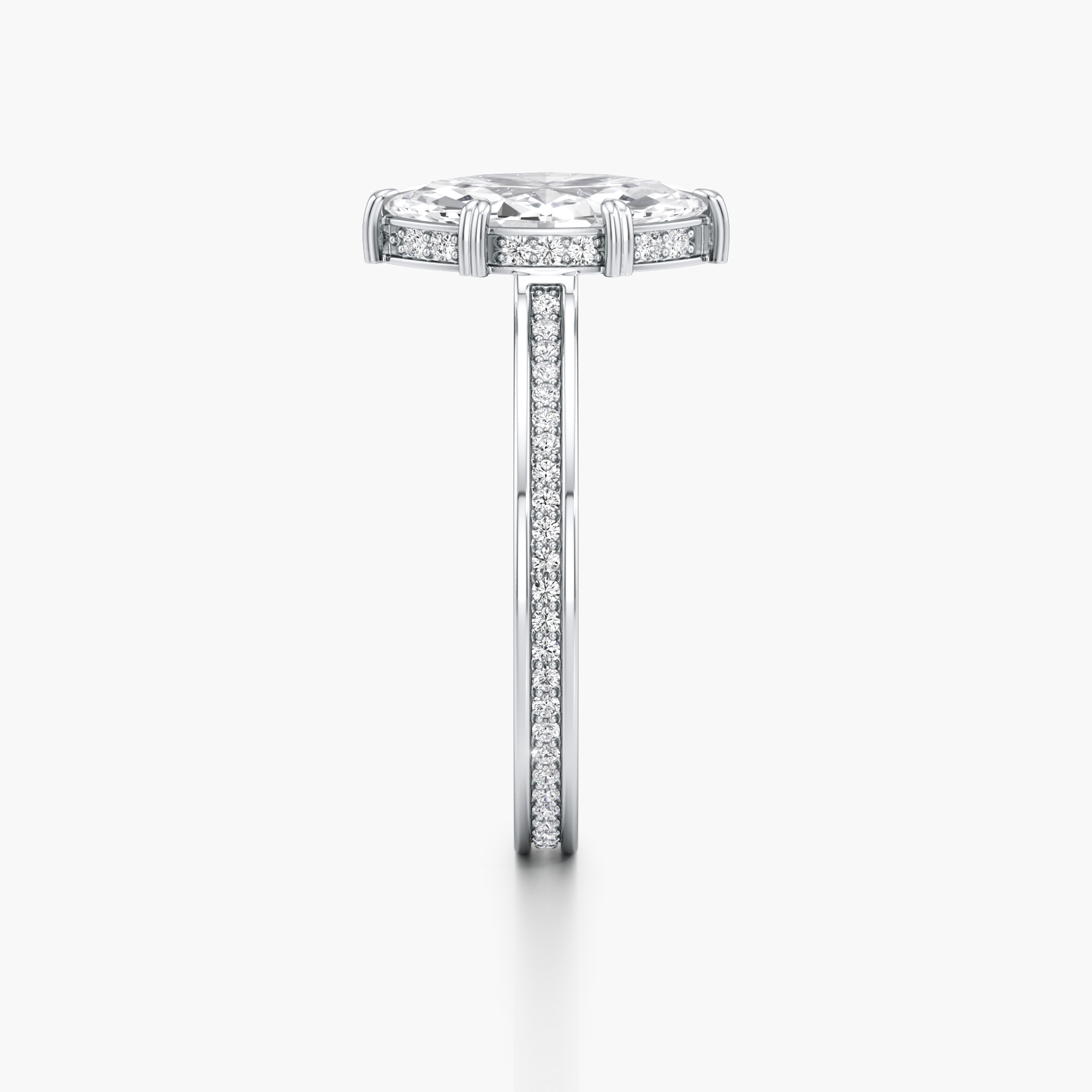 Regal Crown Engagement Ring