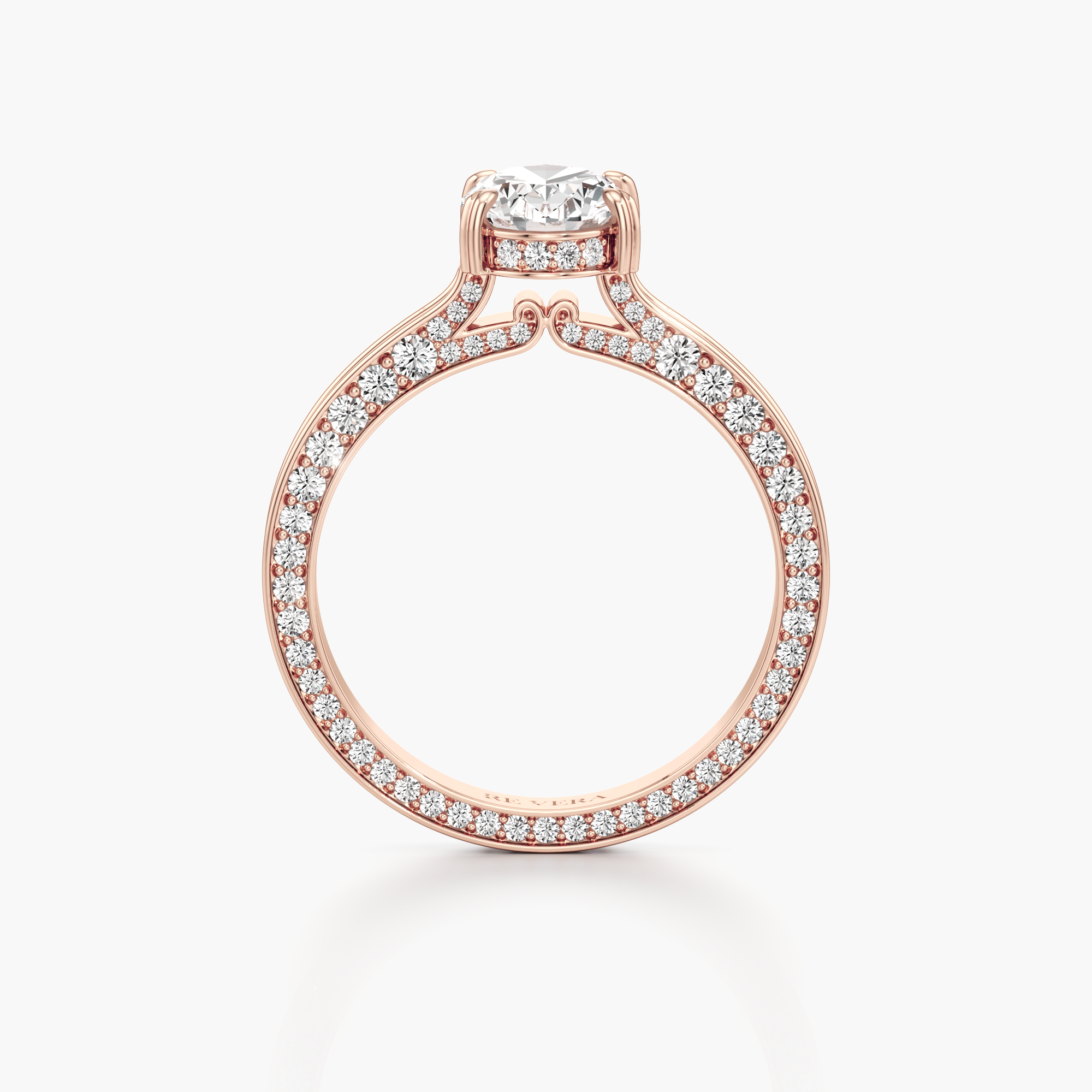Regal Crown Engagement Ring