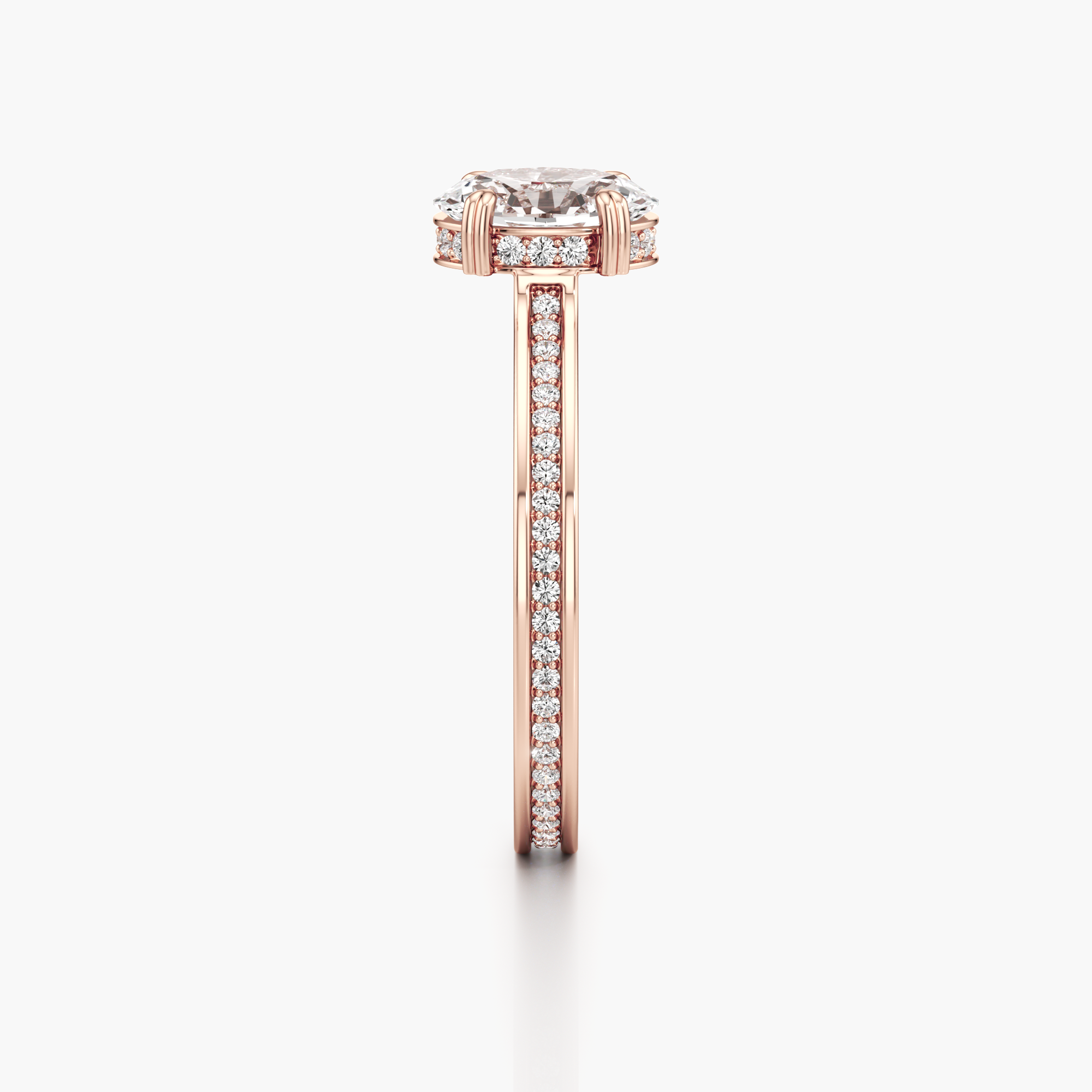 Regal Crown Engagement Ring