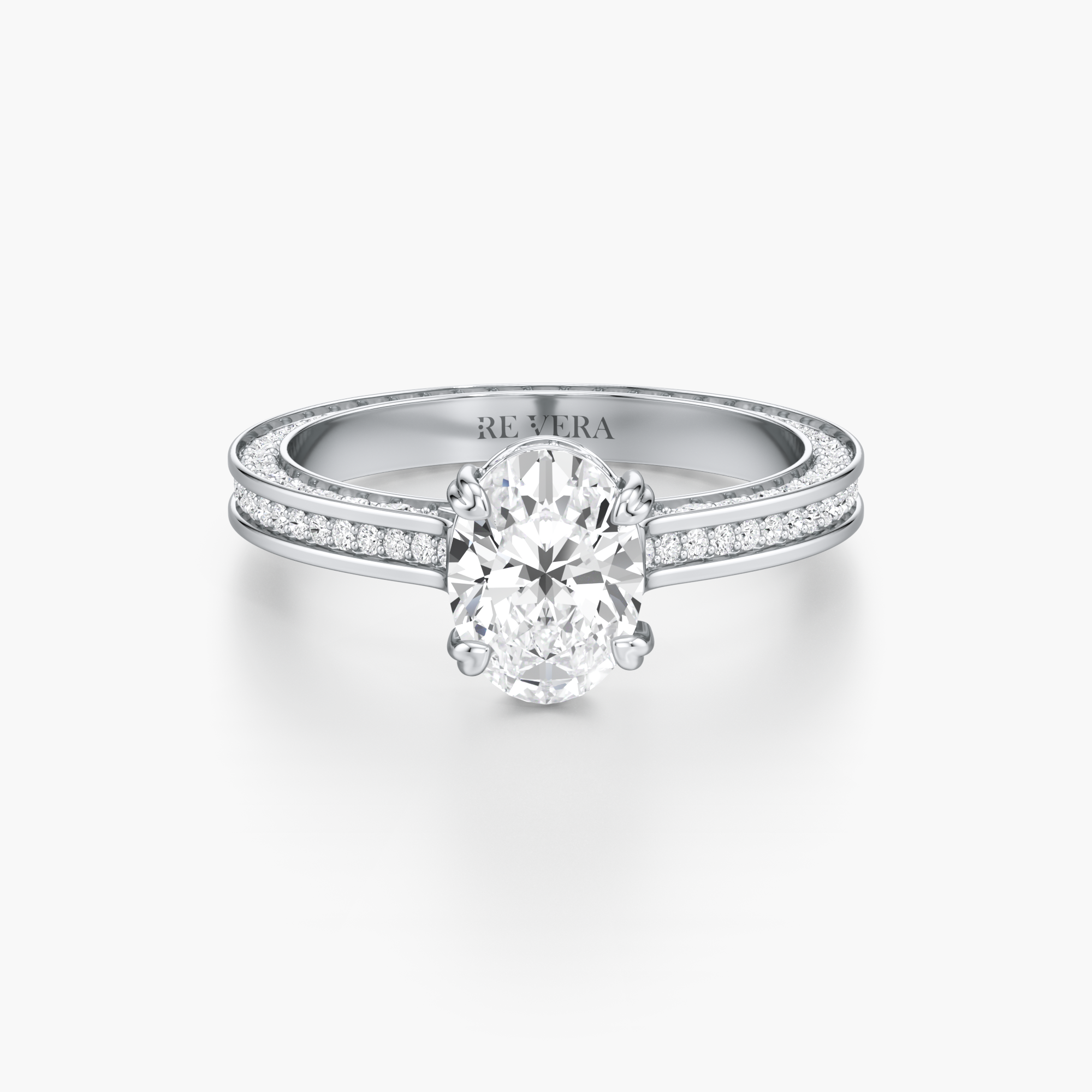 Regal Crown Engagement Ring