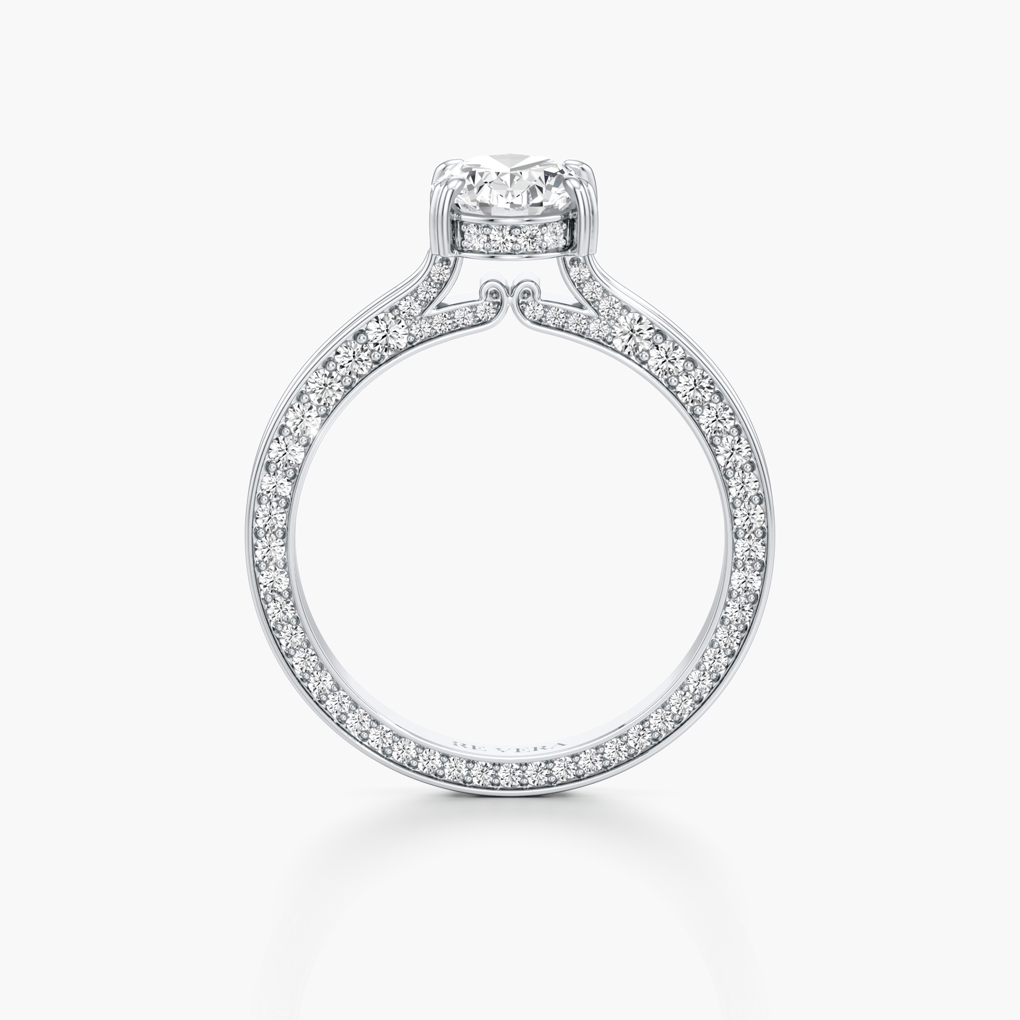 Regal Crown Engagement Ring