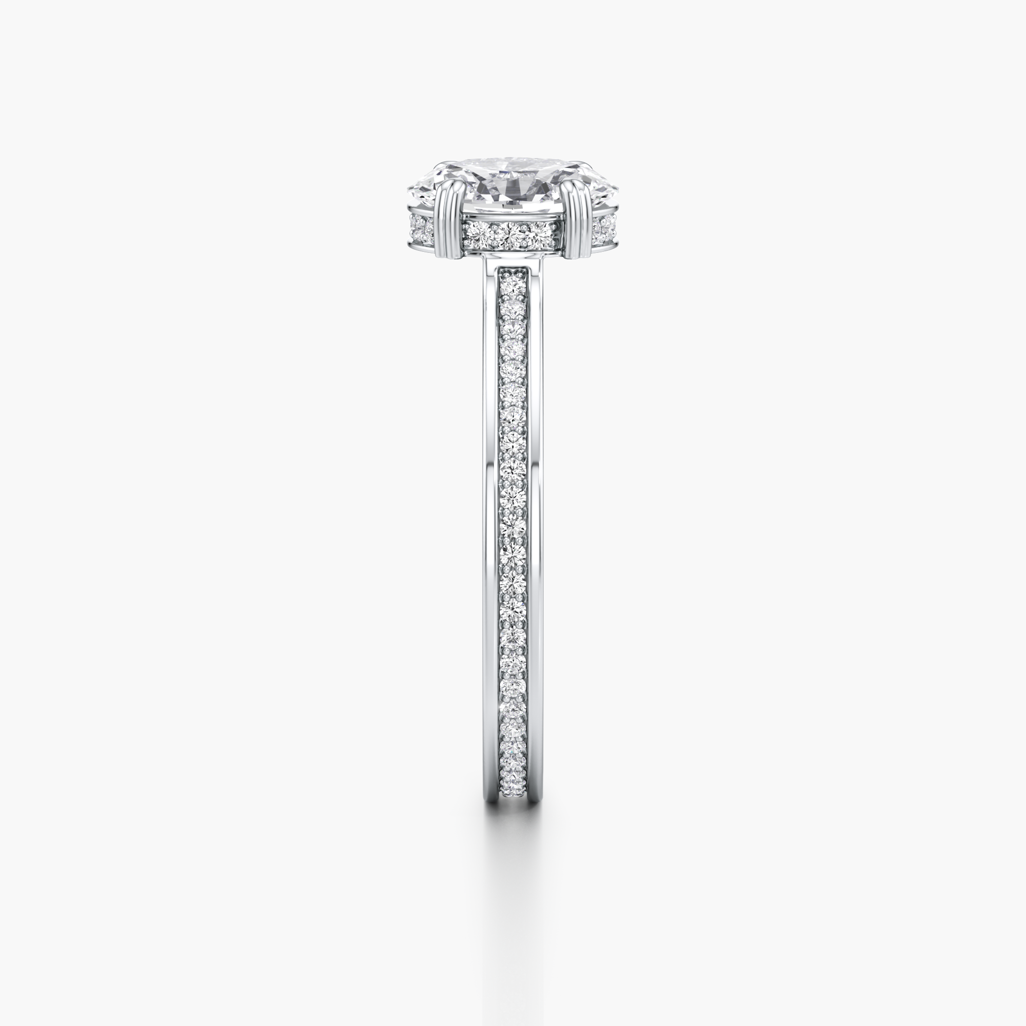 Regal Crown Engagement Ring