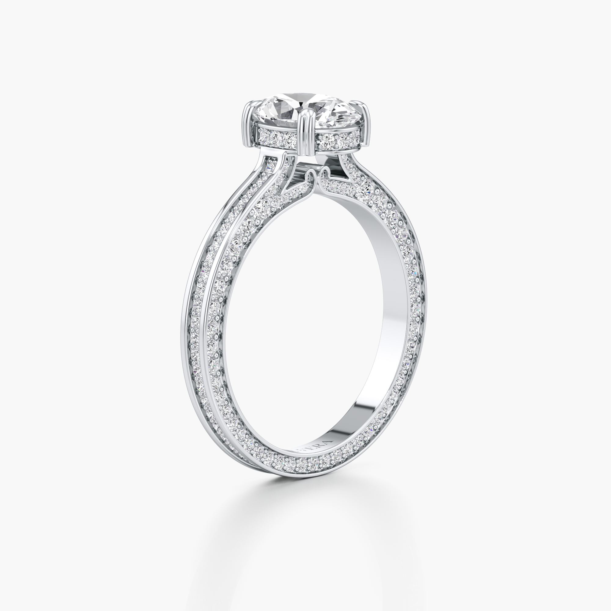 Regal Crown Engagement Ring