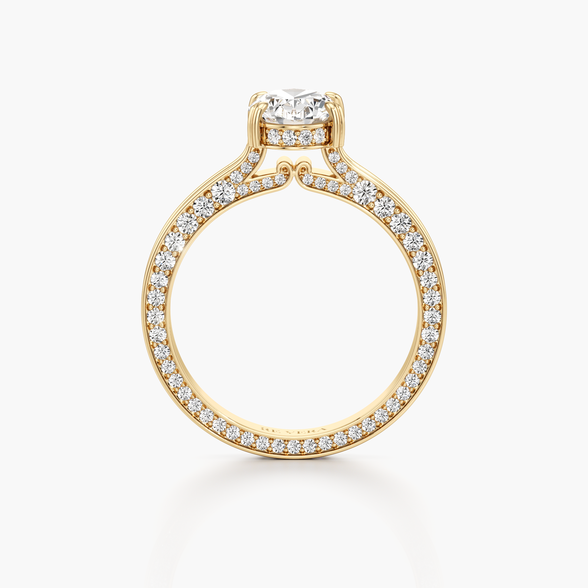 Regal Crown Engagement Ring