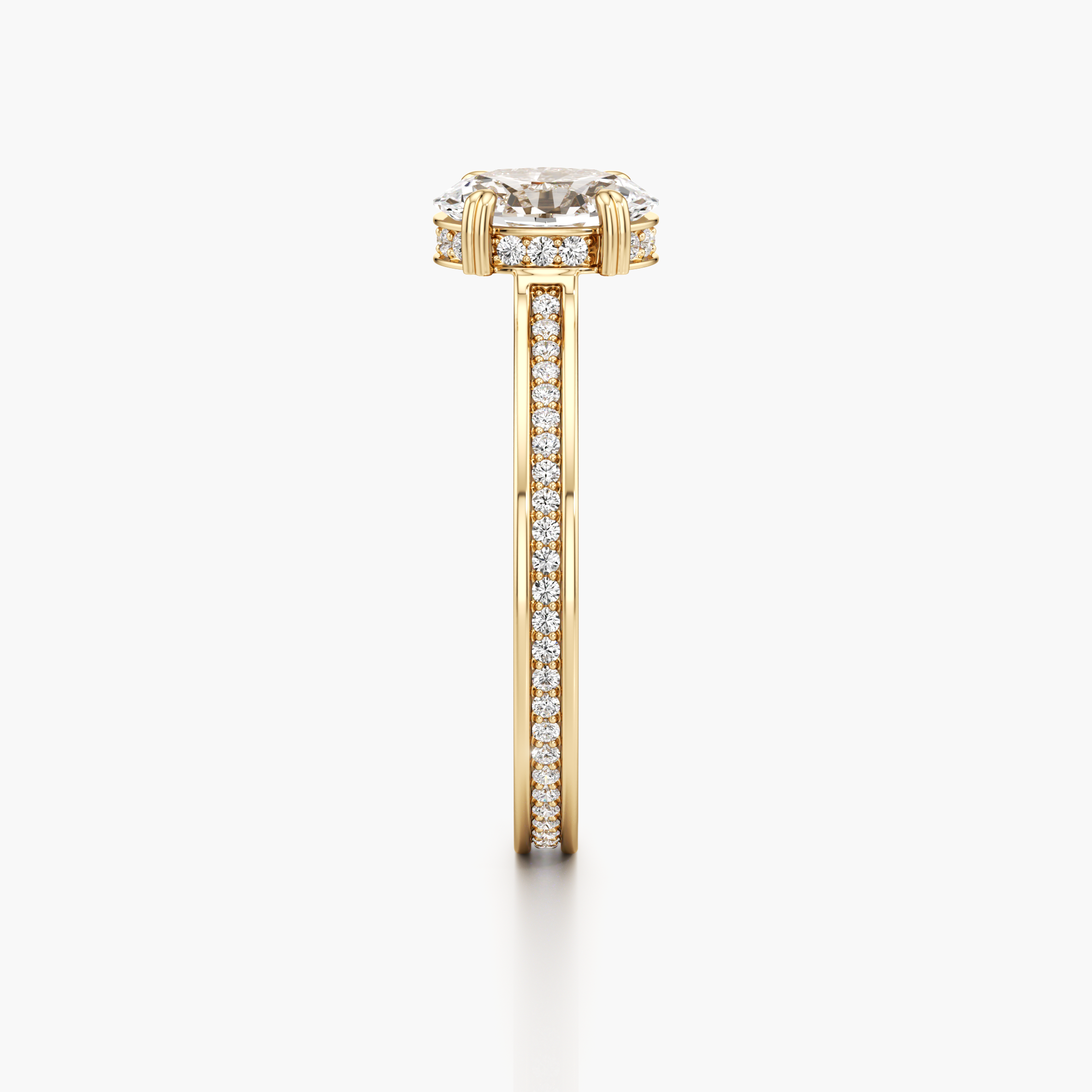 Regal Crown Engagement Ring