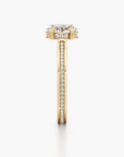 Regal Crown Engagement Ring