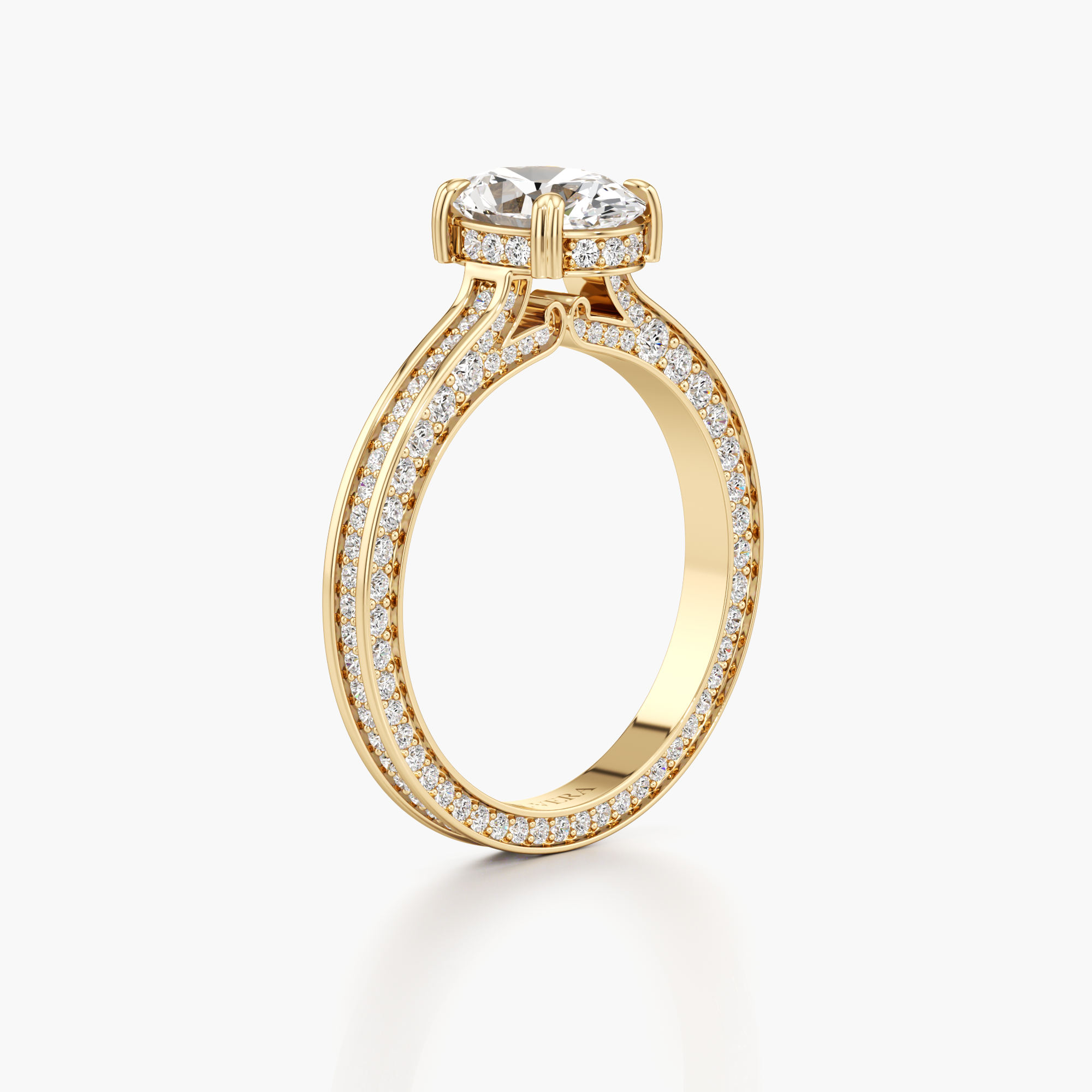 Regal Crown Engagement Ring