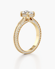 Regal Crown Engagement Ring