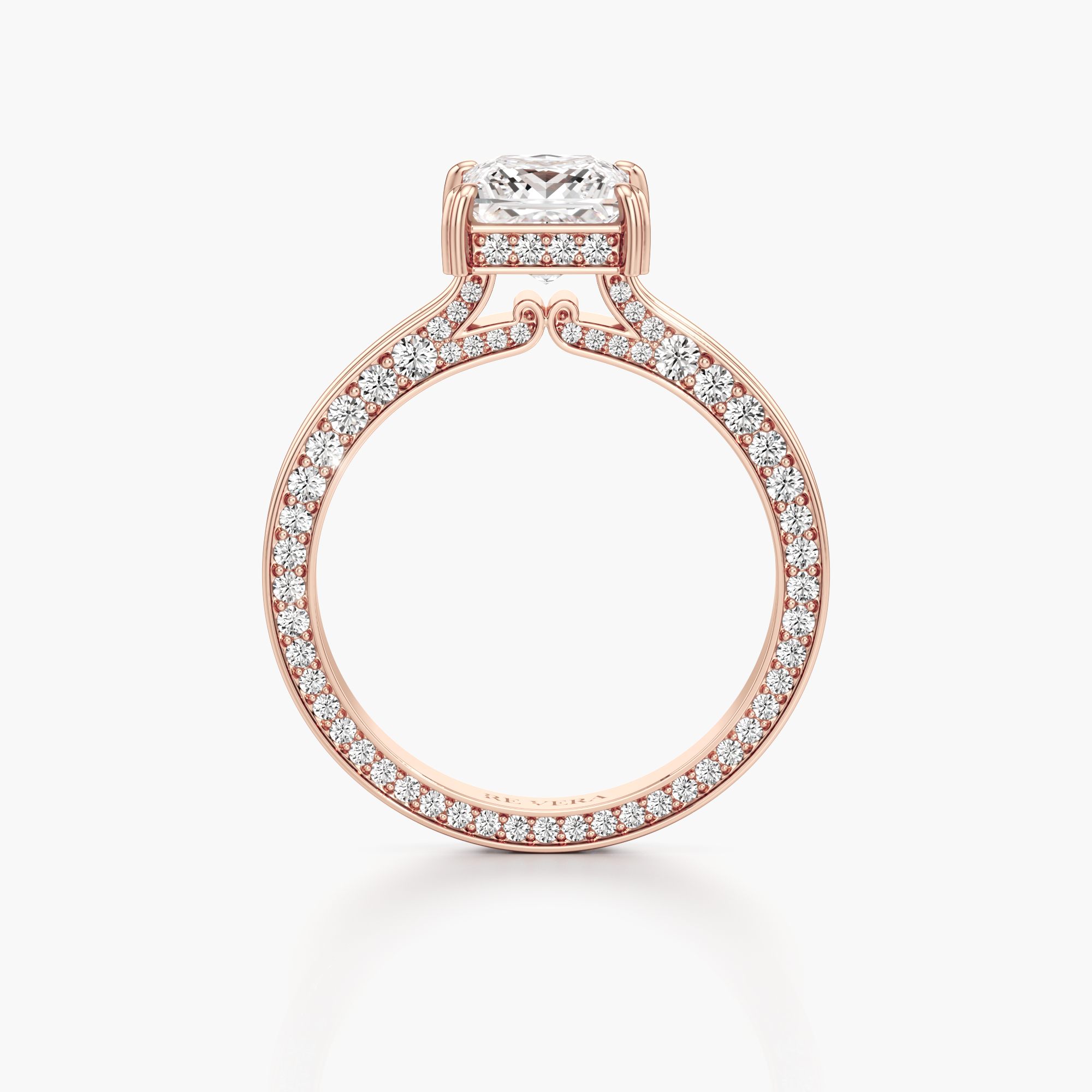 Regal Crown Engagement Ring