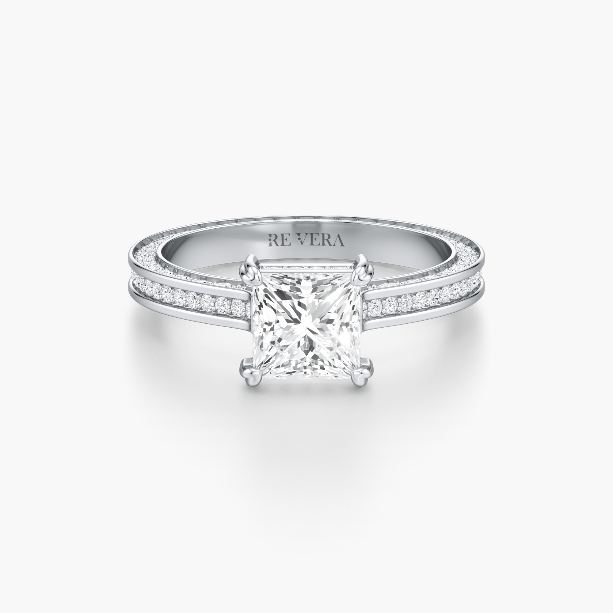Regal Crown Engagement Ring