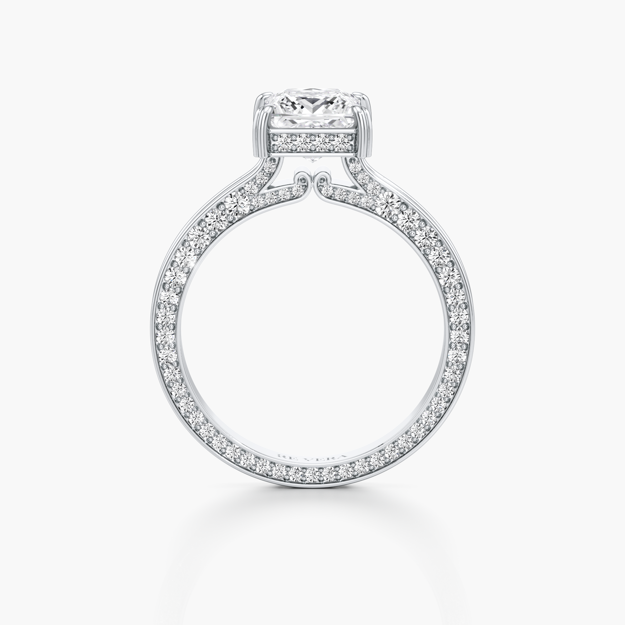Regal Crown Engagement Ring