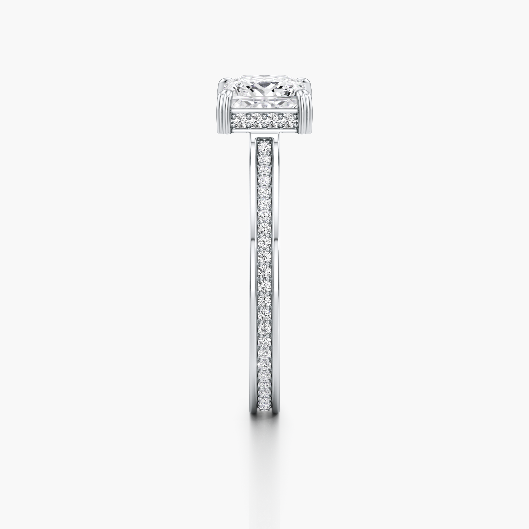 Regal Crown Engagement Ring