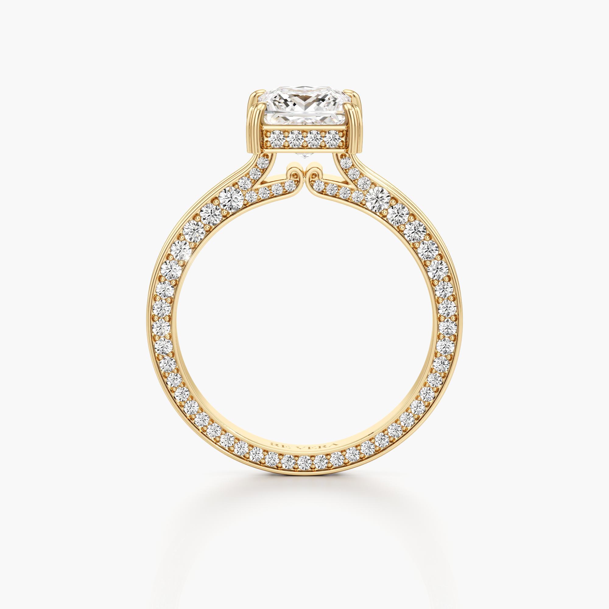 Regal Crown Engagement Ring