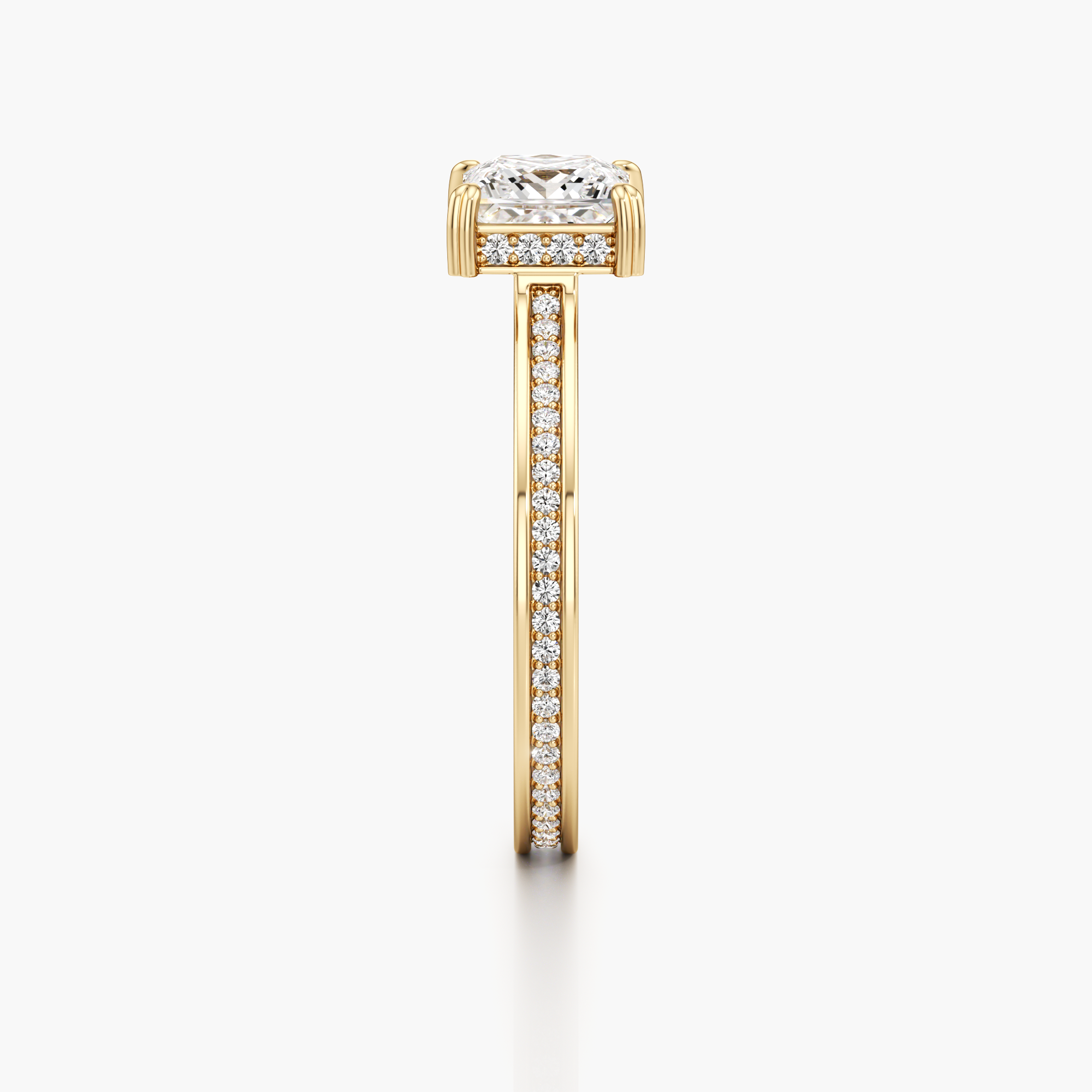Regal Crown Engagement Ring