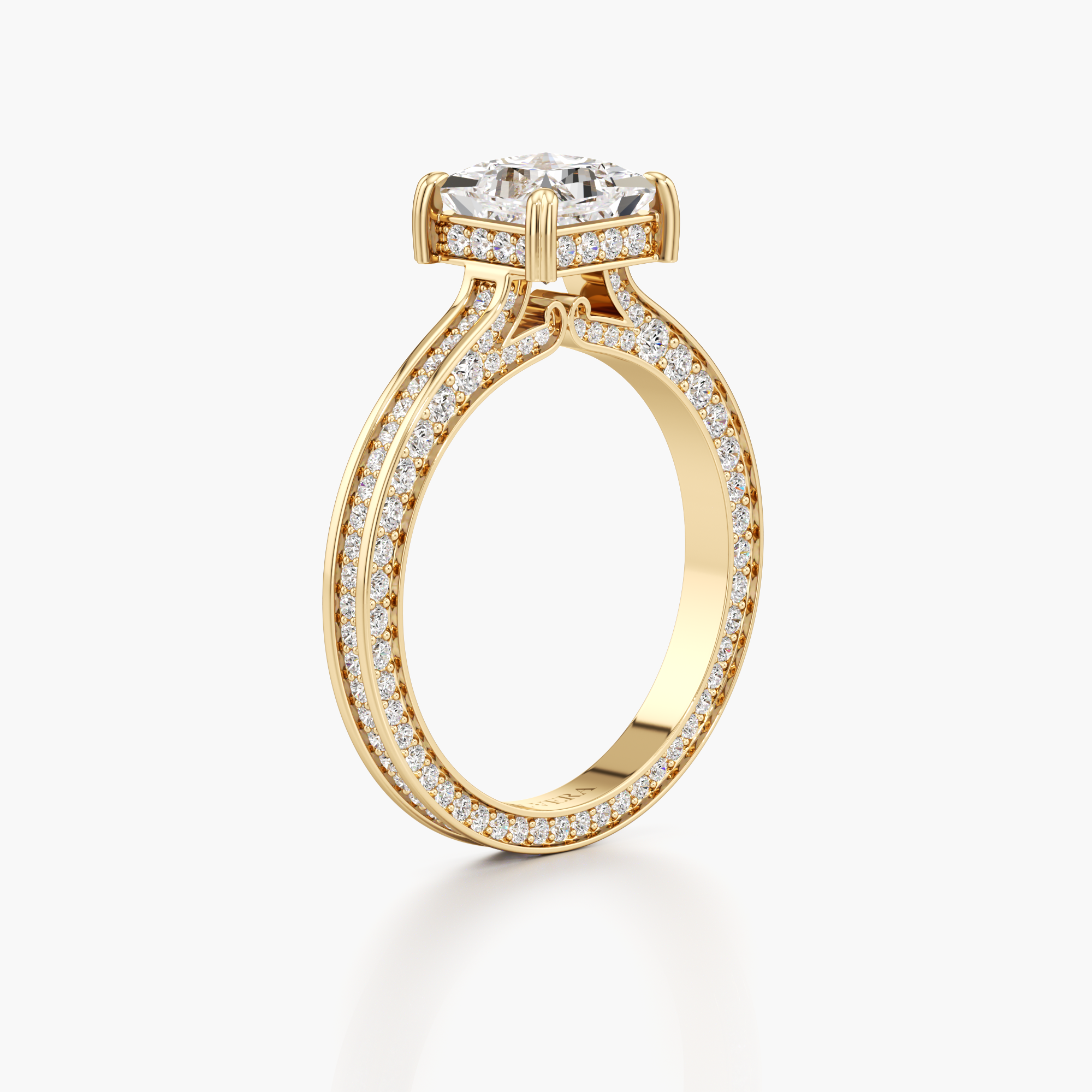 Regal Crown Engagement Ring