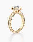 Regal Crown Engagement Ring