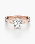 Regal Crown Engagement Ring