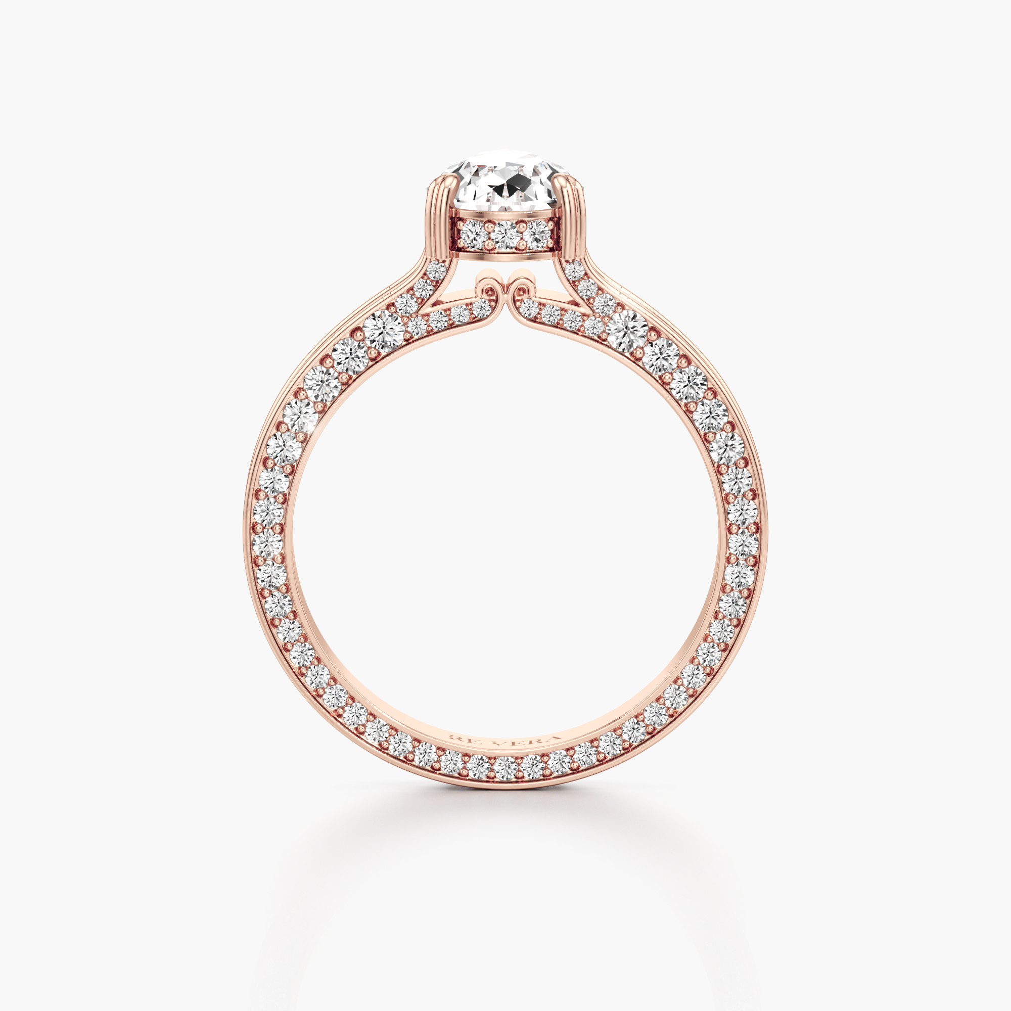 Regal Crown Engagement Ring