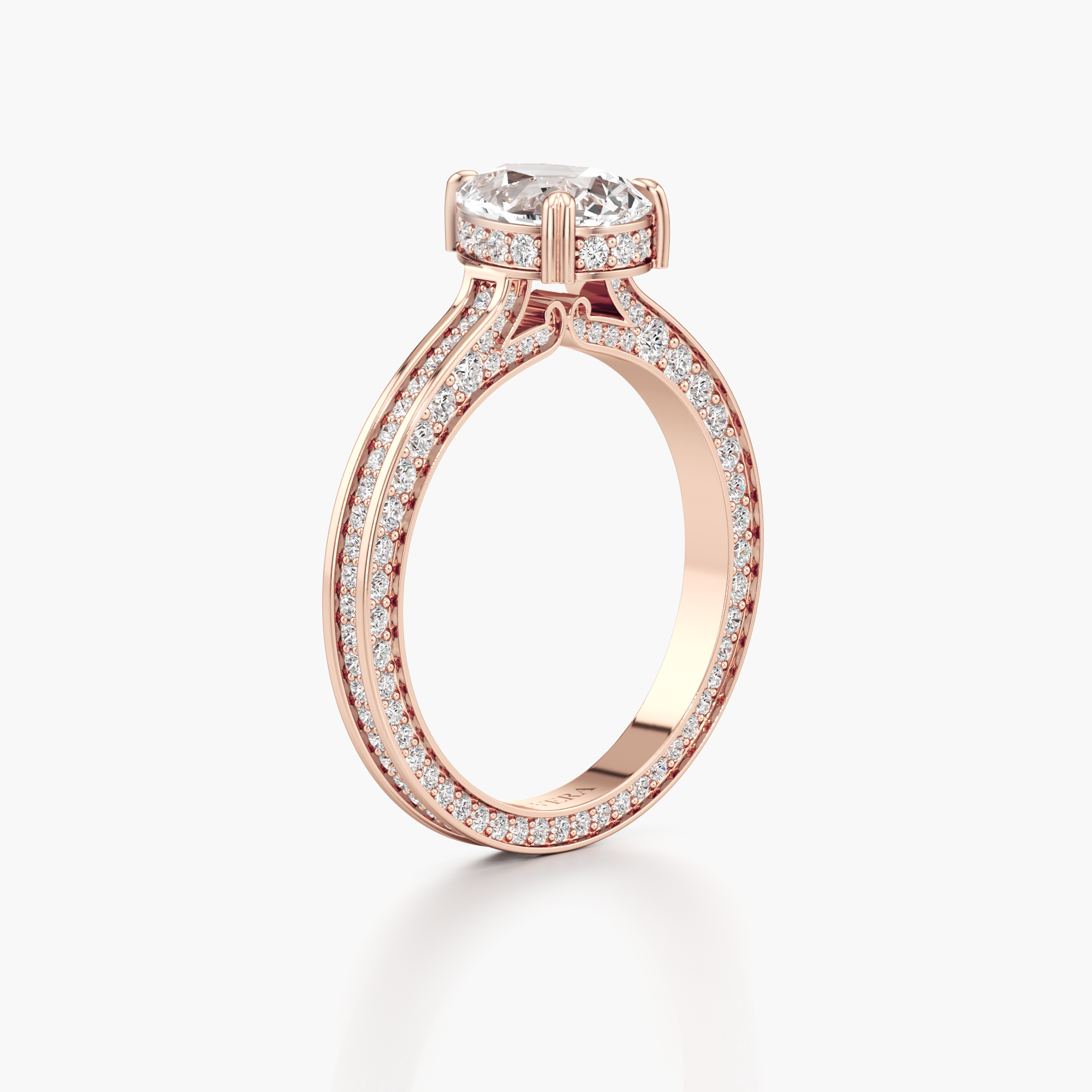 Regal Crown Engagement Ring