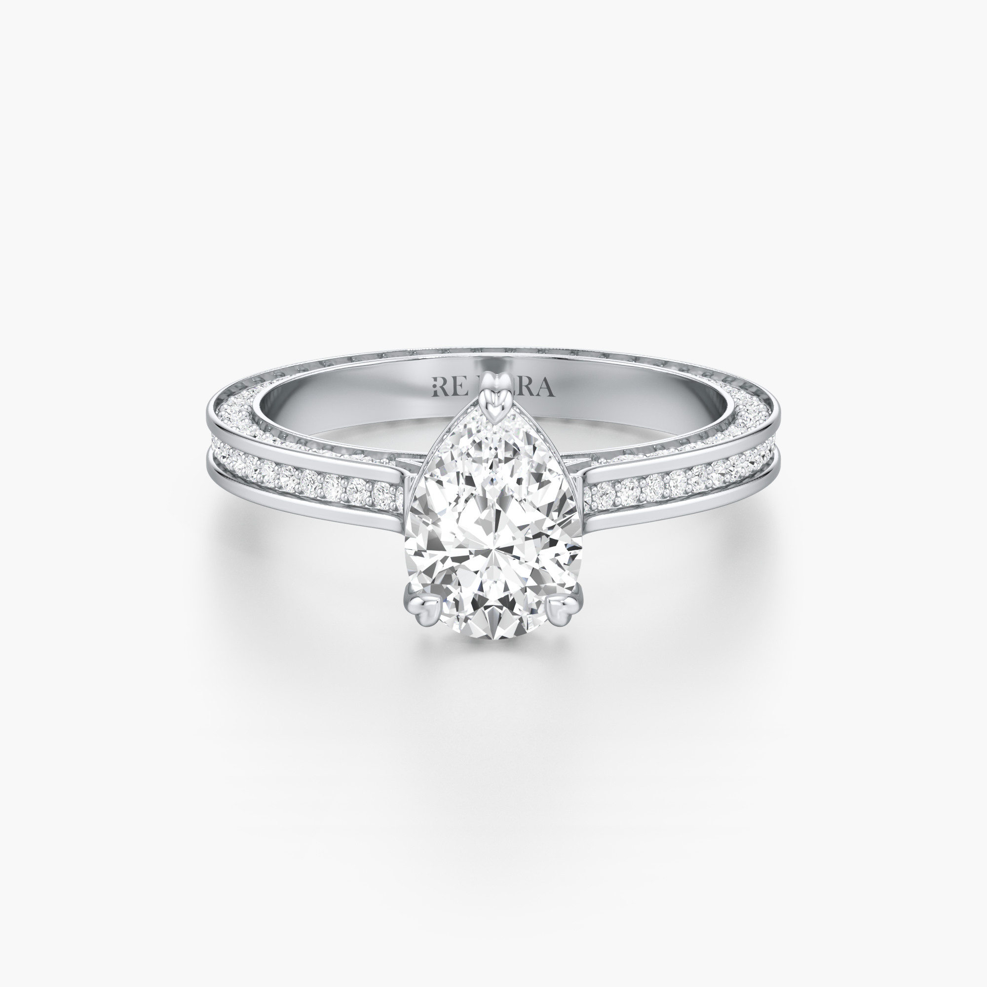 Regal Crown Engagement Ring