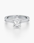 Regal Crown Engagement Ring