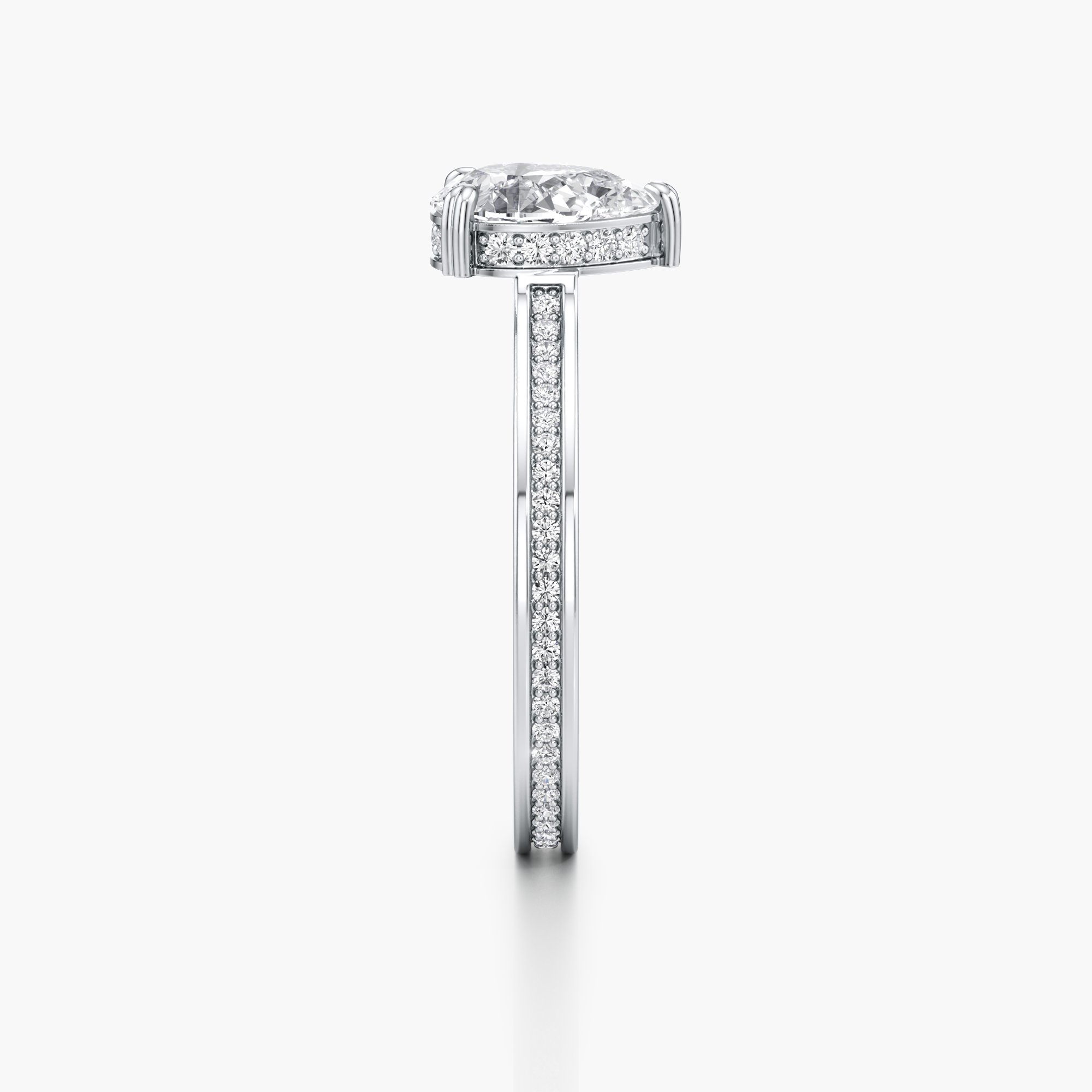 Regal Crown Engagement Ring
